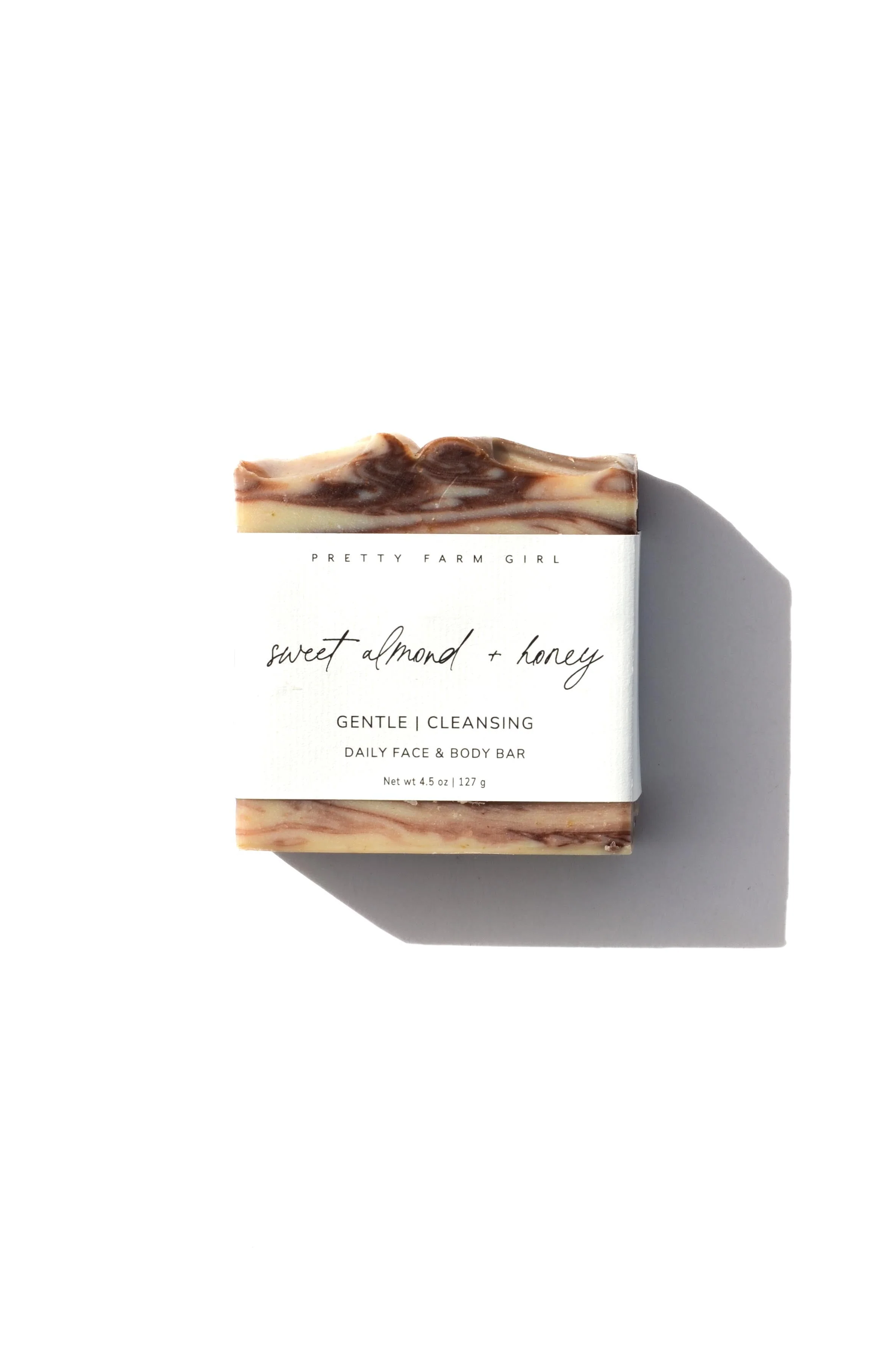 Sweet Almond + Honey Handmade Tallow and Goat Milk Soap Bar - Image 2