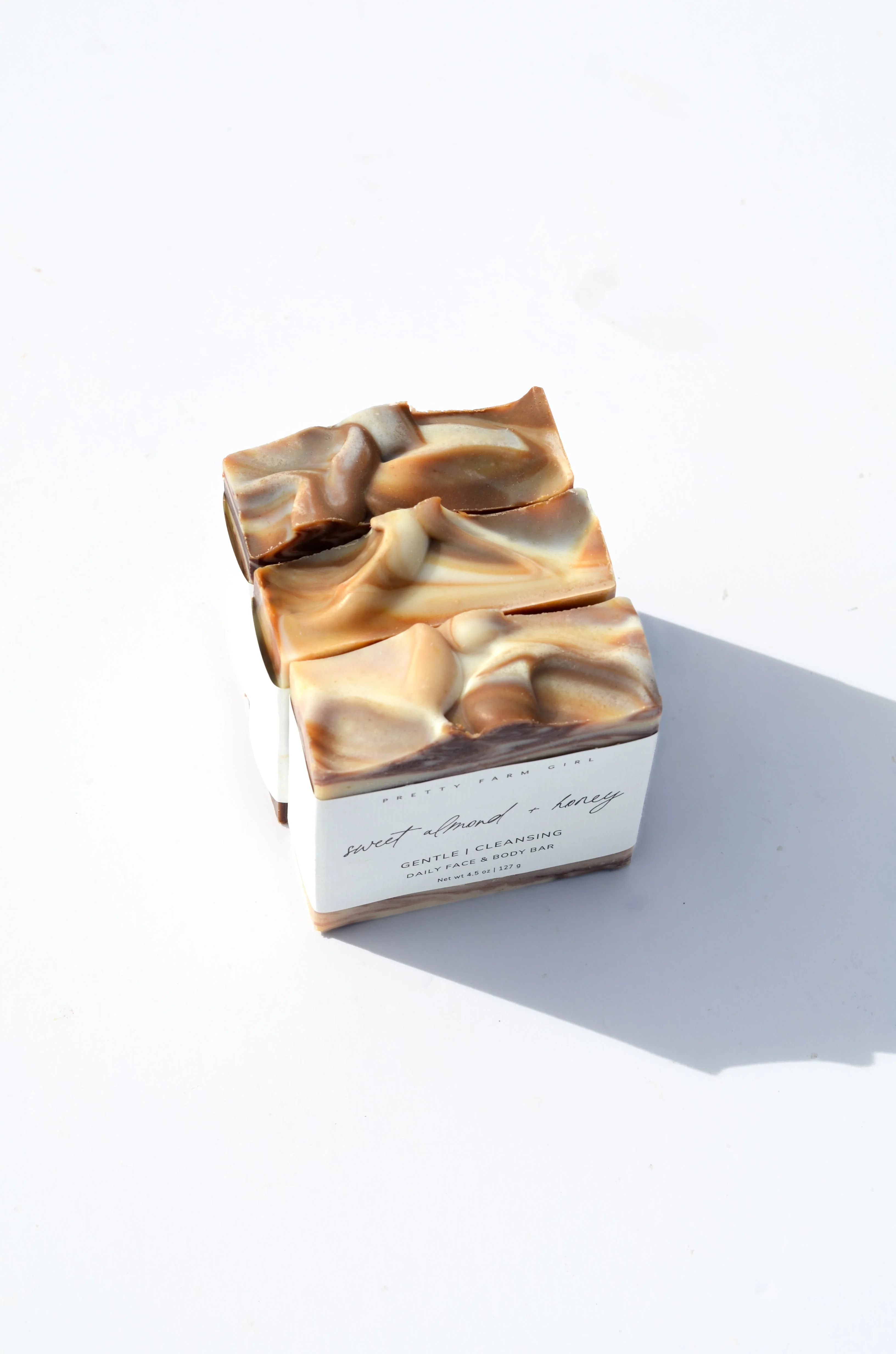 Sweet Almond + Honey Handmade Tallow and Goat Milk Soap Bar - Image 5