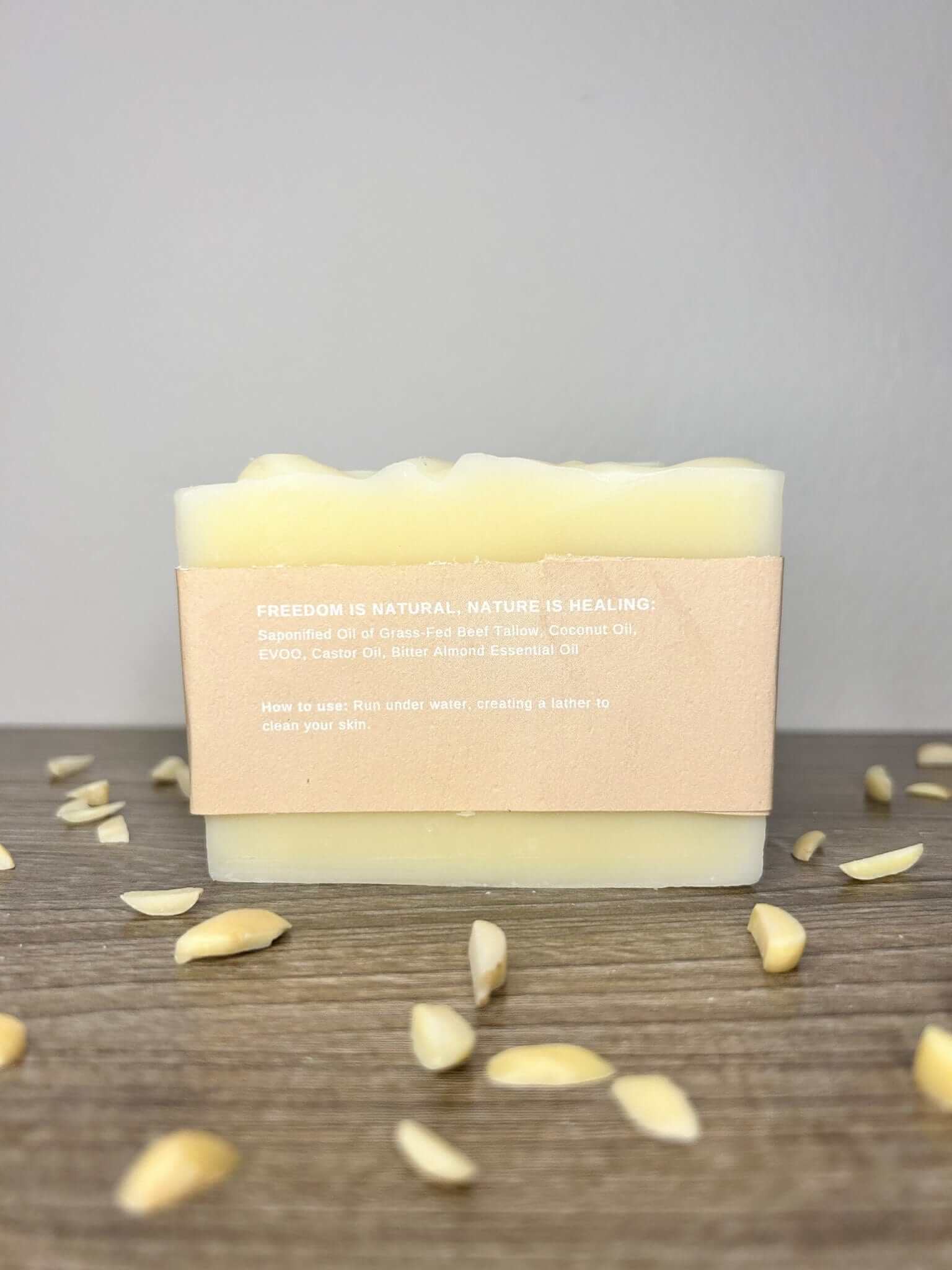 Sweet Almond Tallow Soap Bar - Image 2