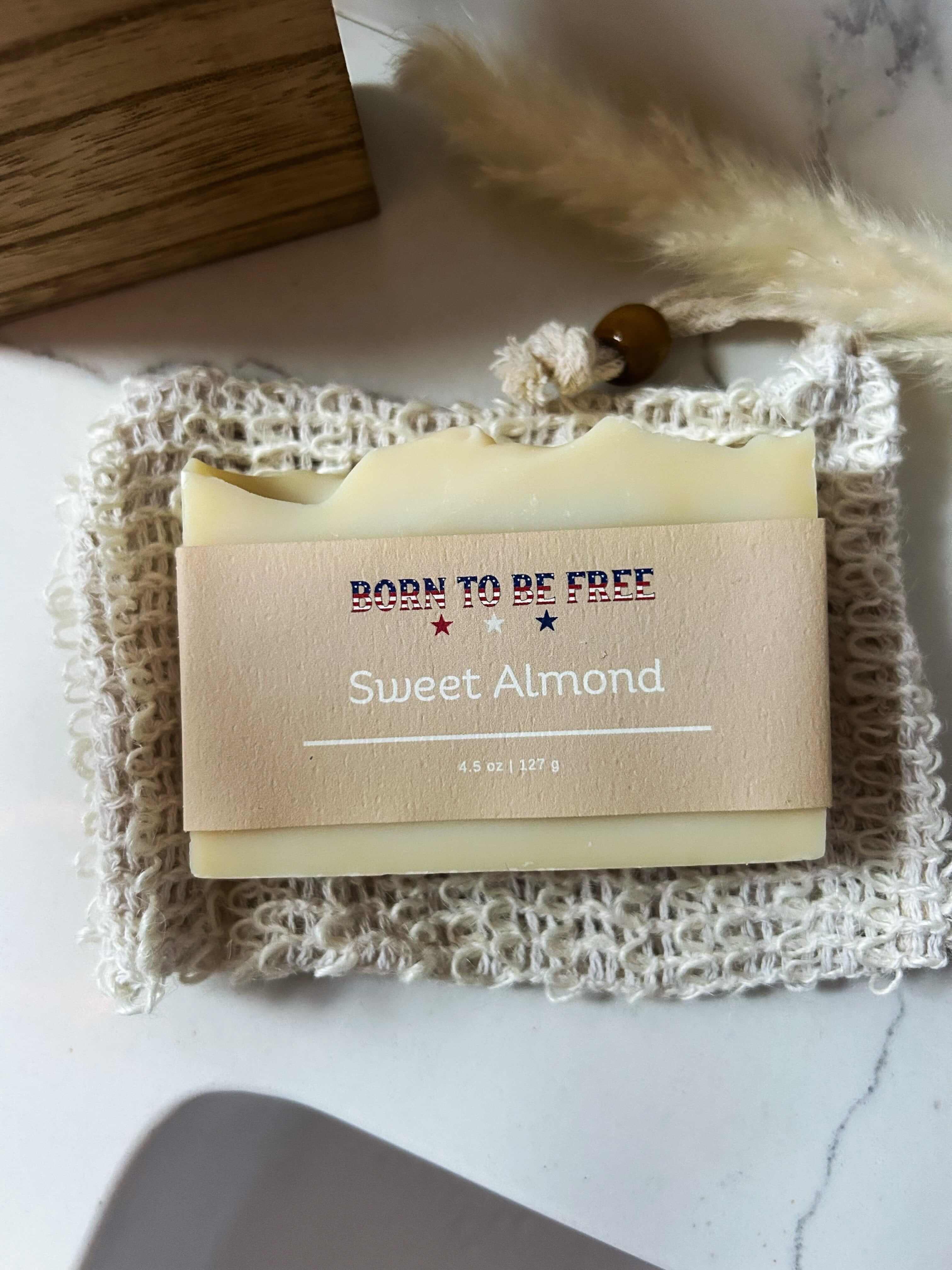Sweet Almond Tallow Soap Bar - Image 5