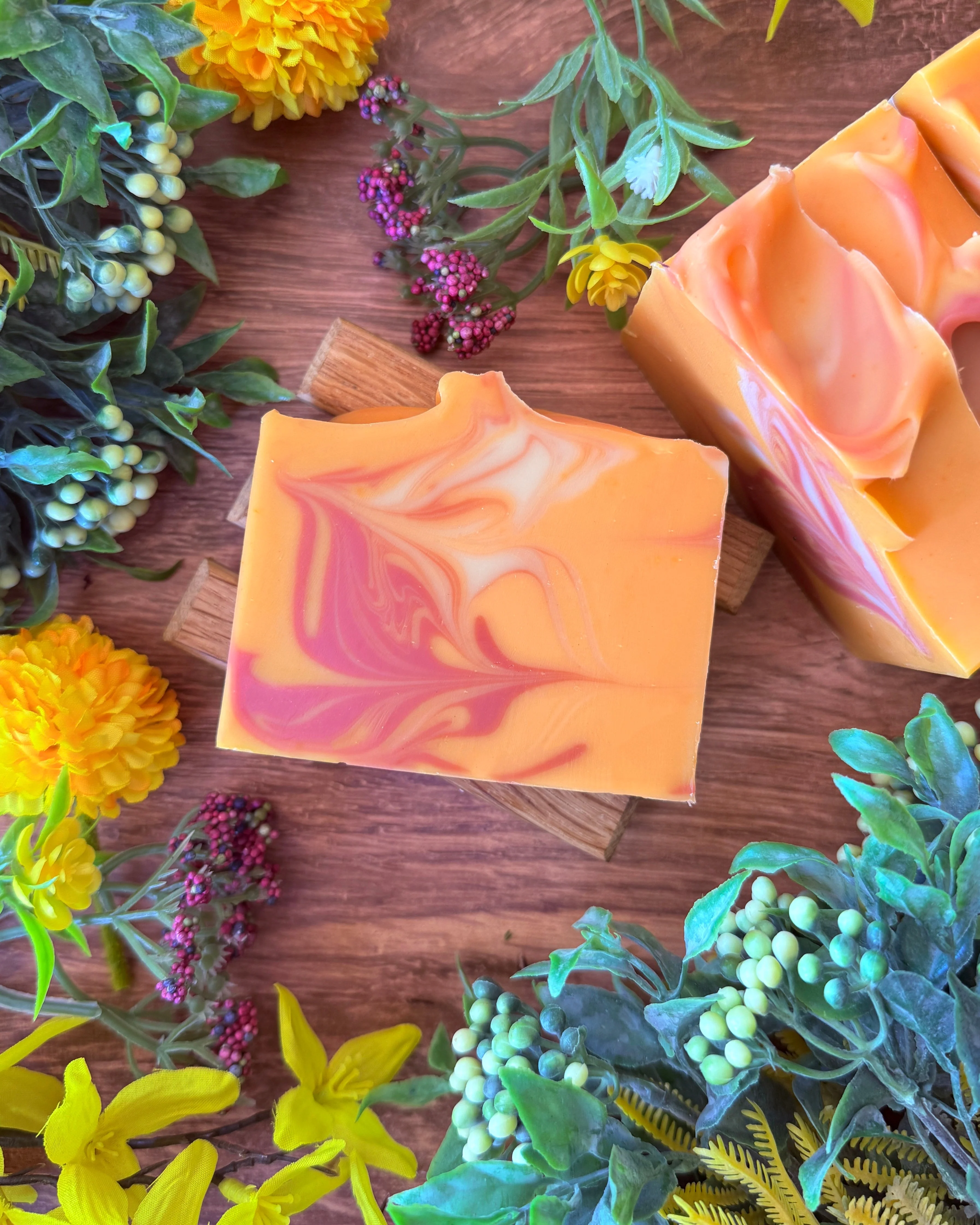 Sweet Orange Hibiscus Soap Wholesale - Image 3