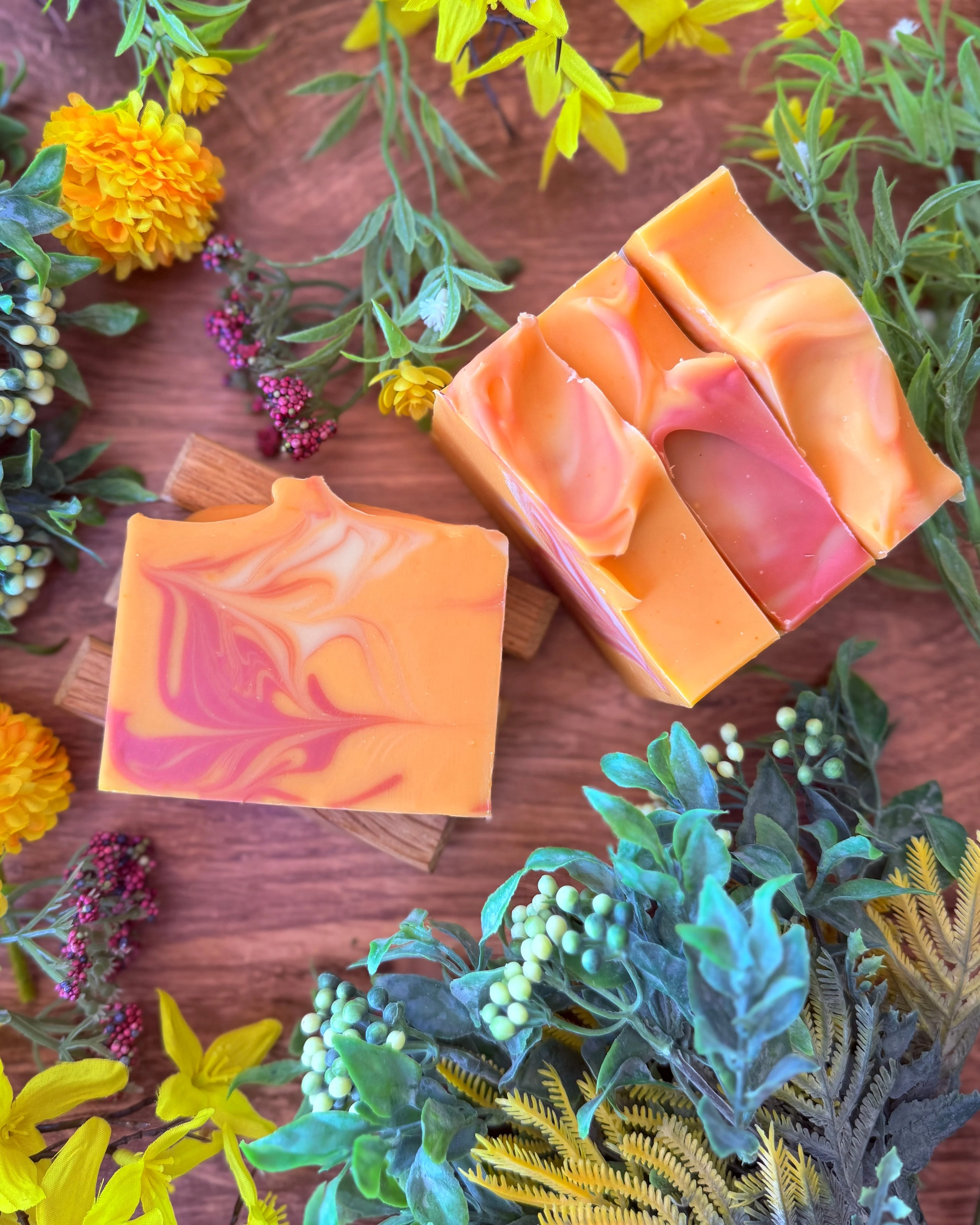 Sweet Orange Hibiscus Soap Wholesale - Image 4