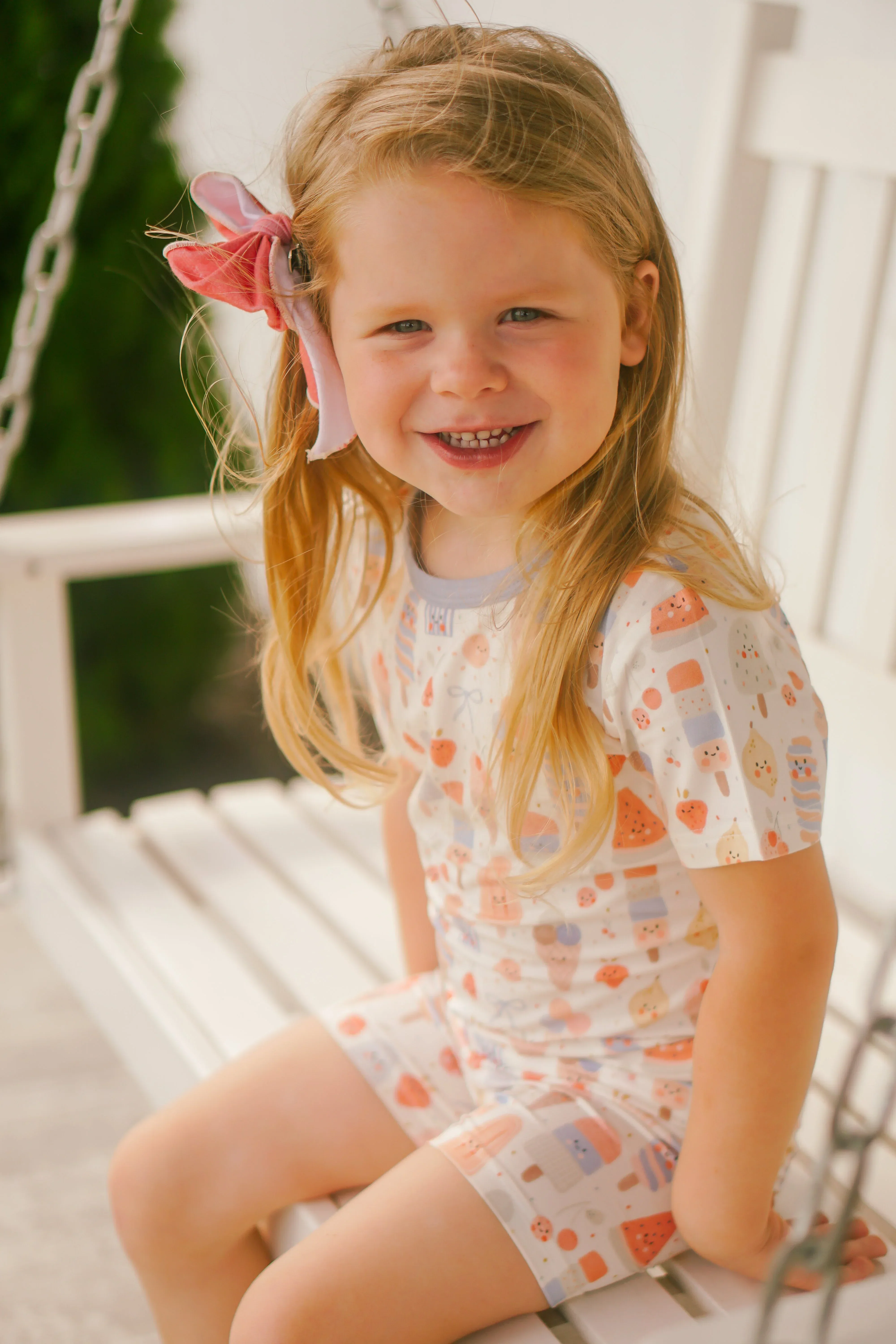 Sweet Summertime 2pc Bamboo Pajamas - Image 11