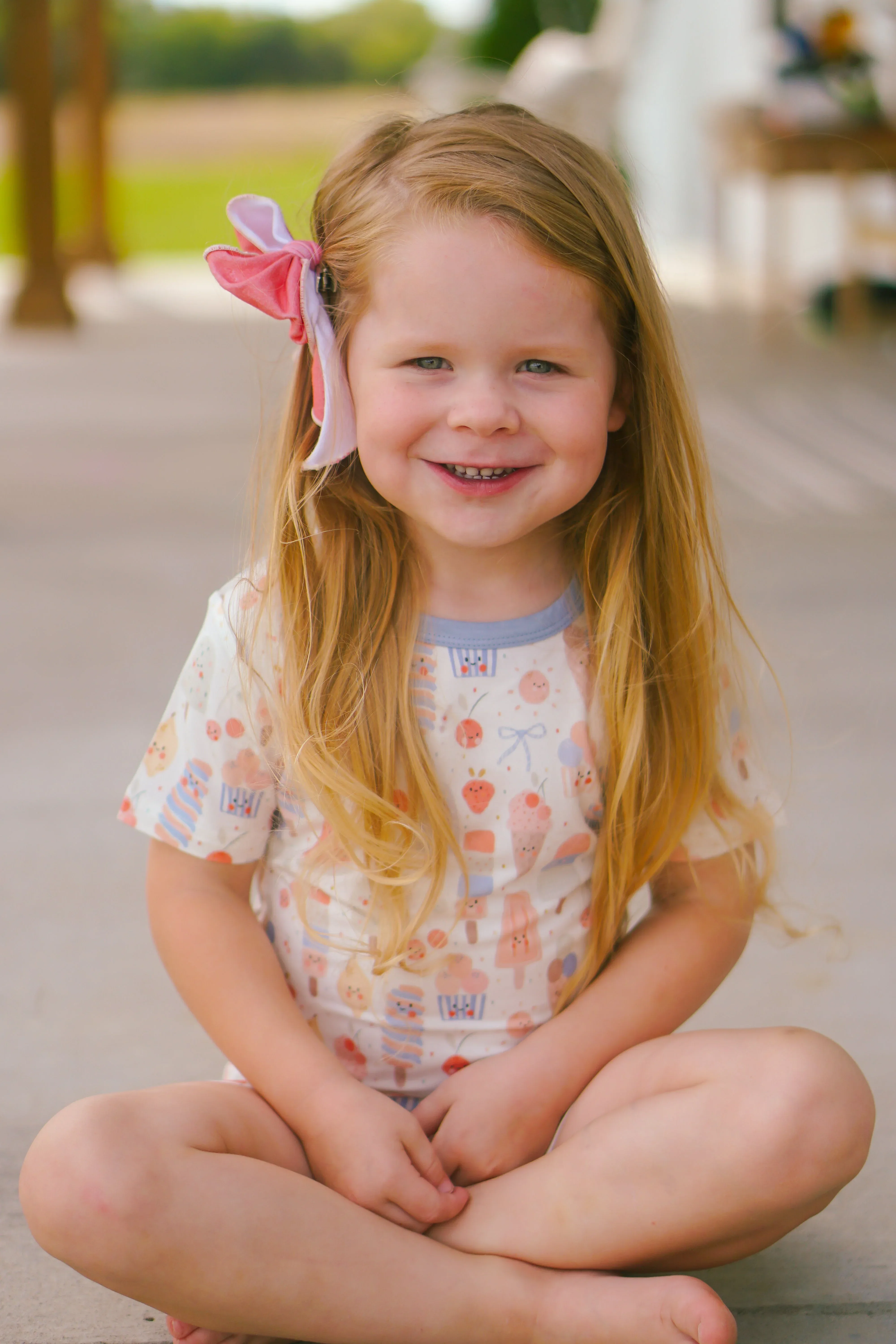 Sweet Summertime 2pc Bamboo Pajamas - Image 3