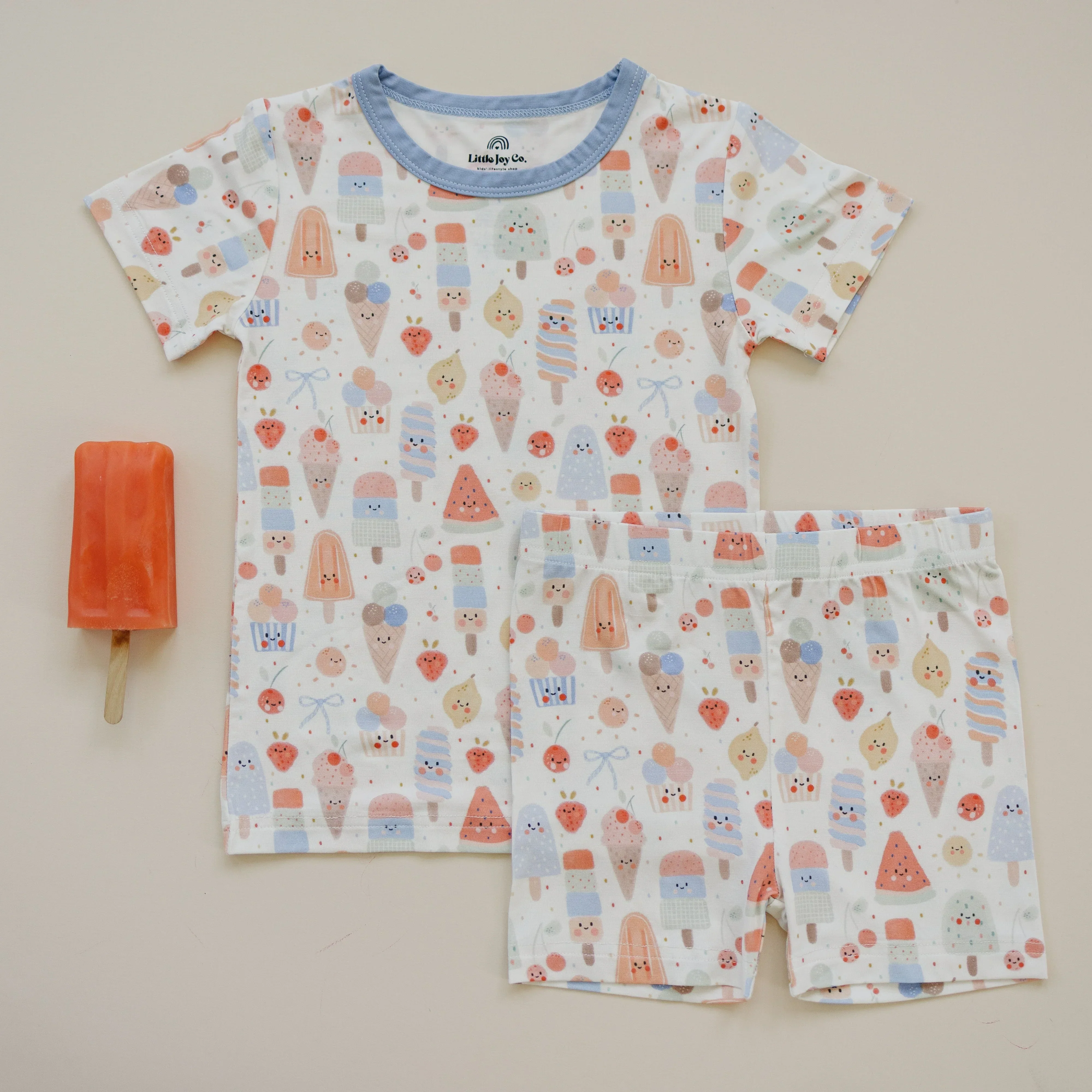 Sweet Summertime 2pc Bamboo Pajamas - Image 5