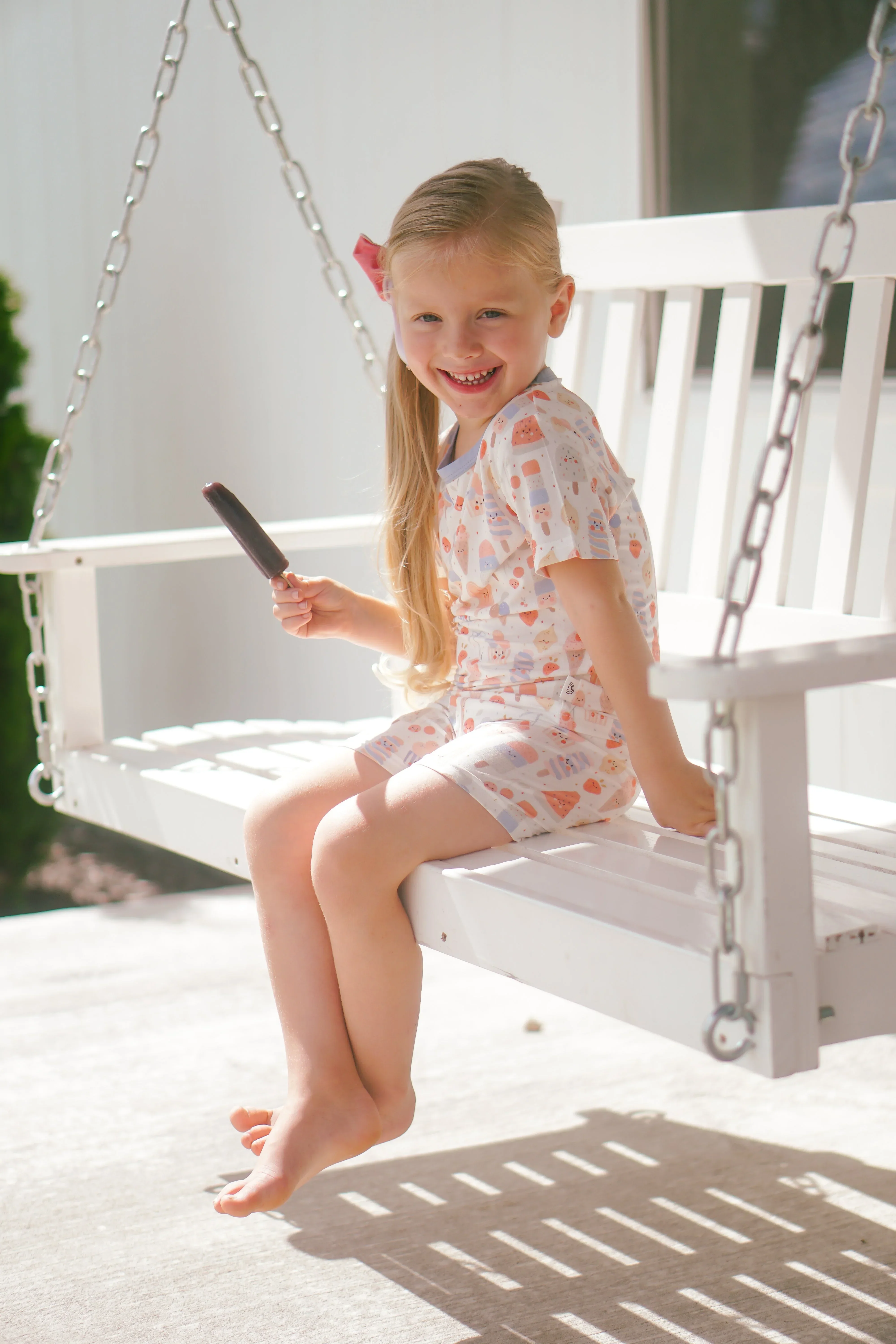 Sweet Summertime 2pc Bamboo Pajamas - Image 8