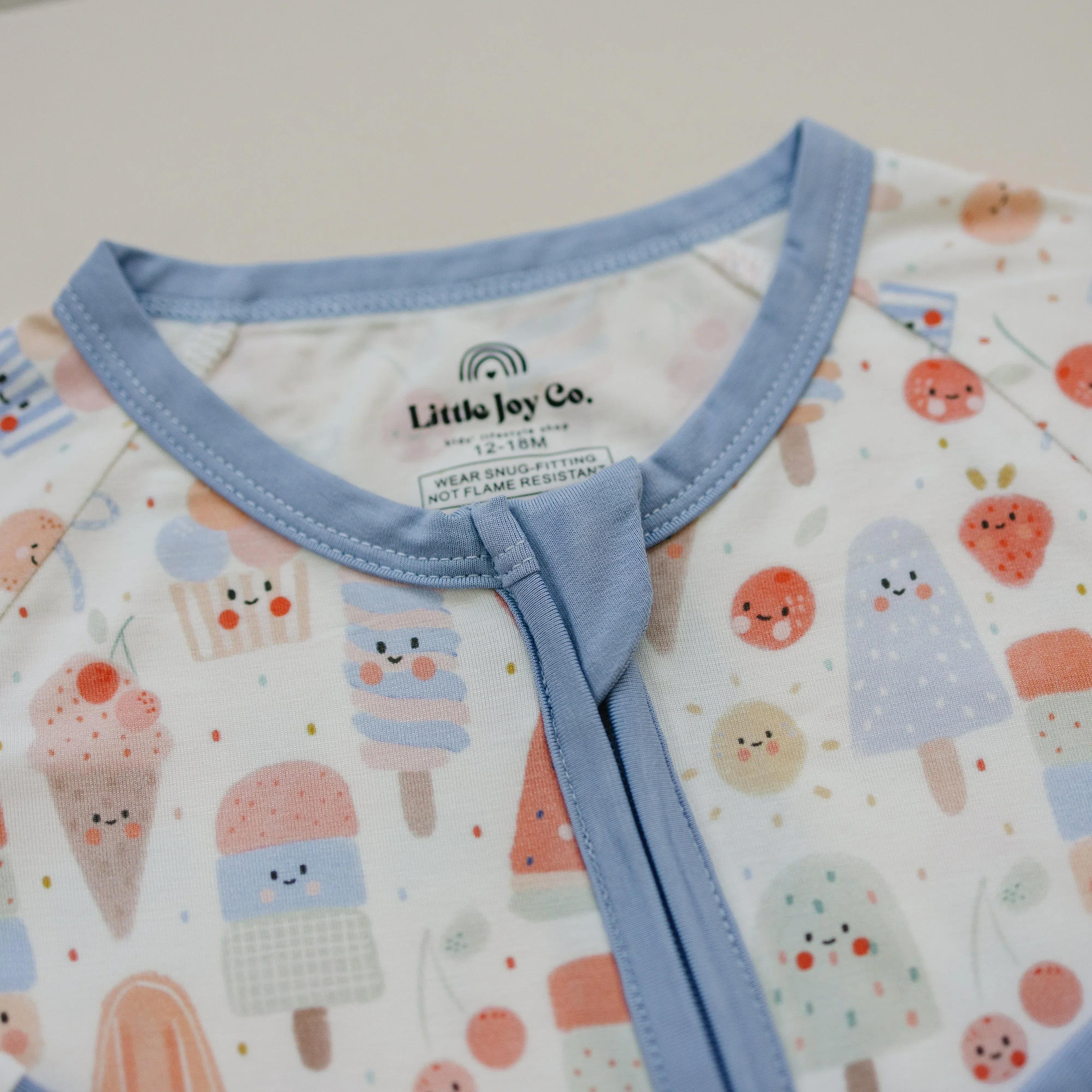 Sweet Summertime Bamboo Zippy Pajamas - Image 2