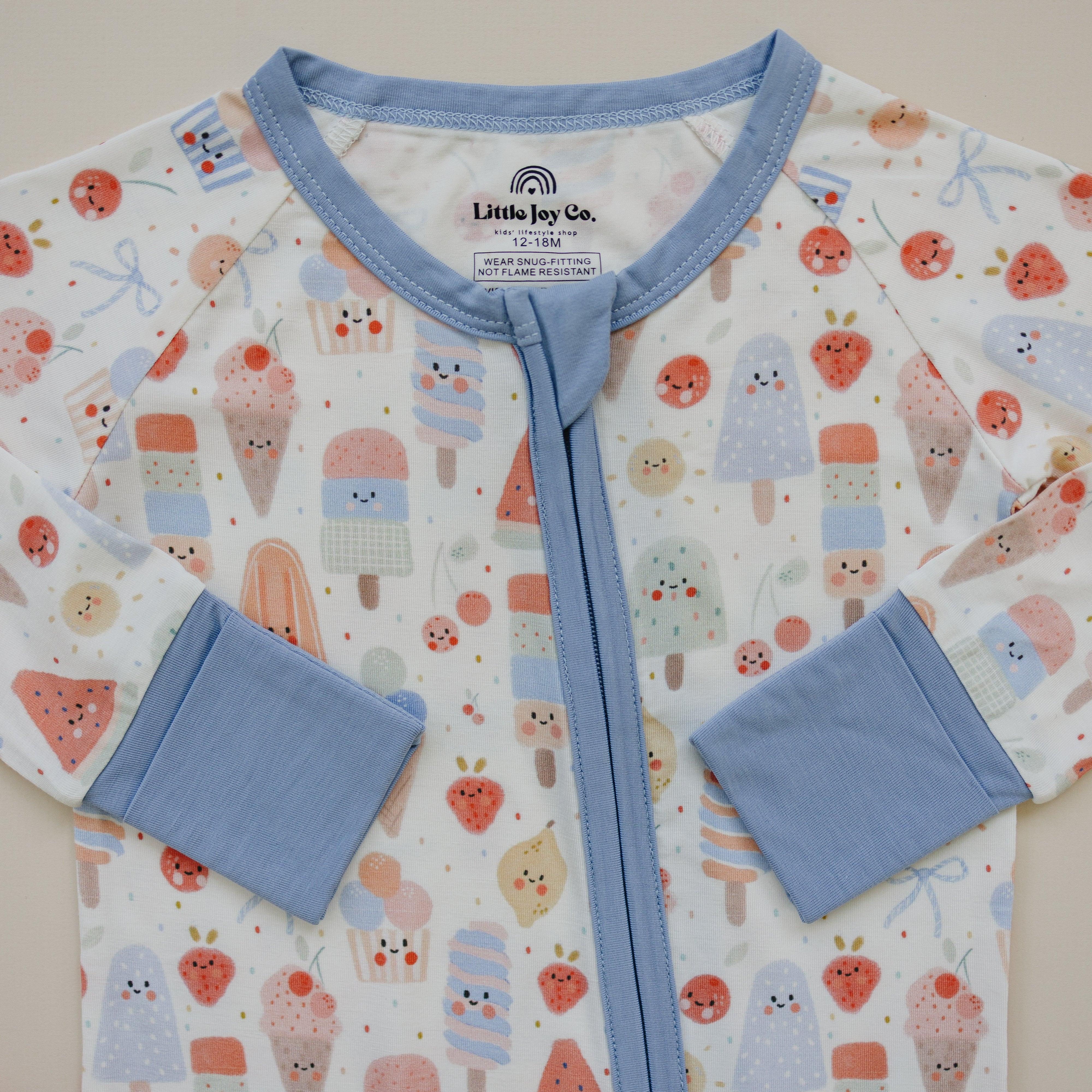 Sweet Summertime Bamboo Zippy Pajamas - Image 3