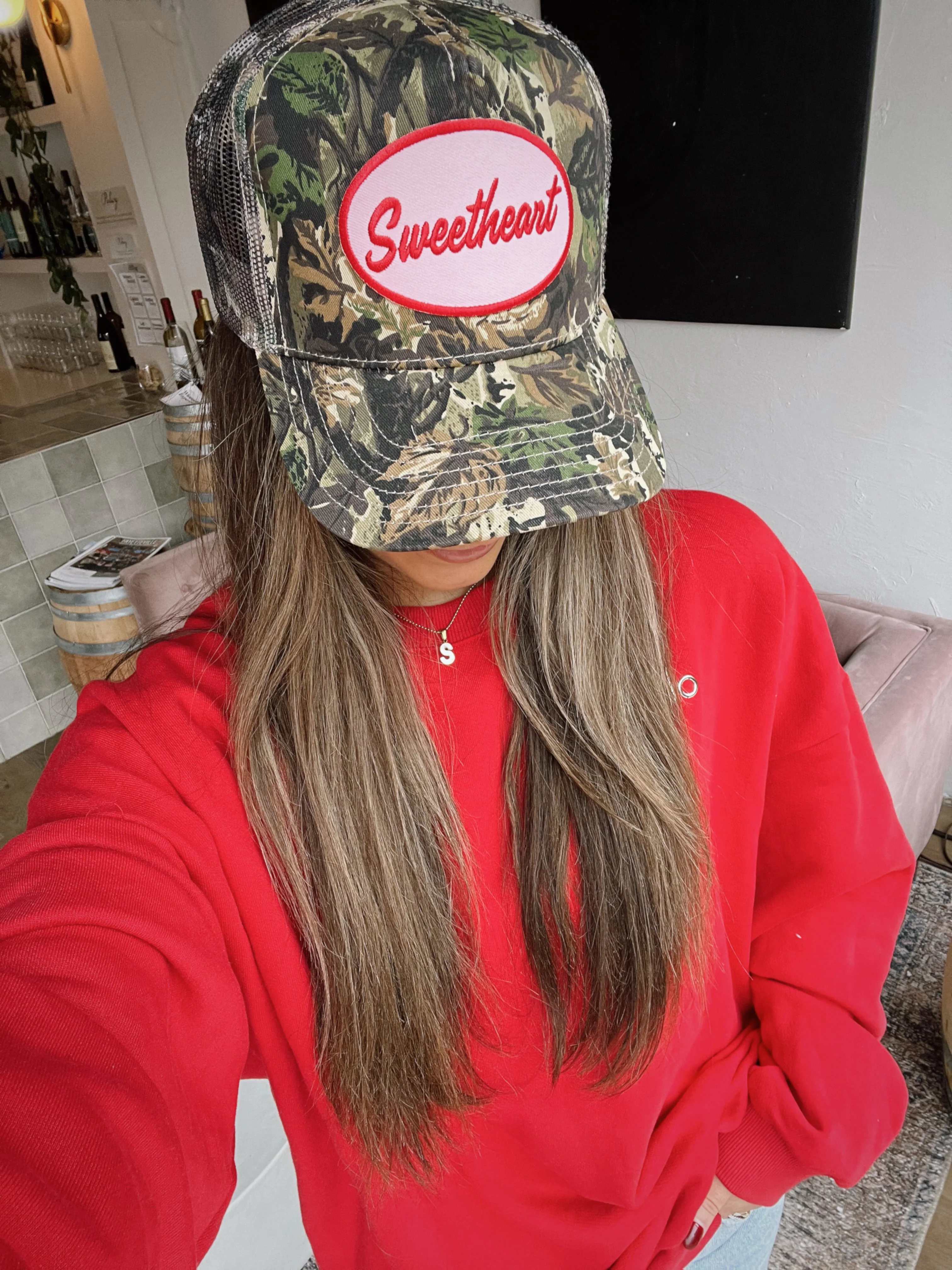 Sweetheart - Vintage Trucker Hat - Image 4