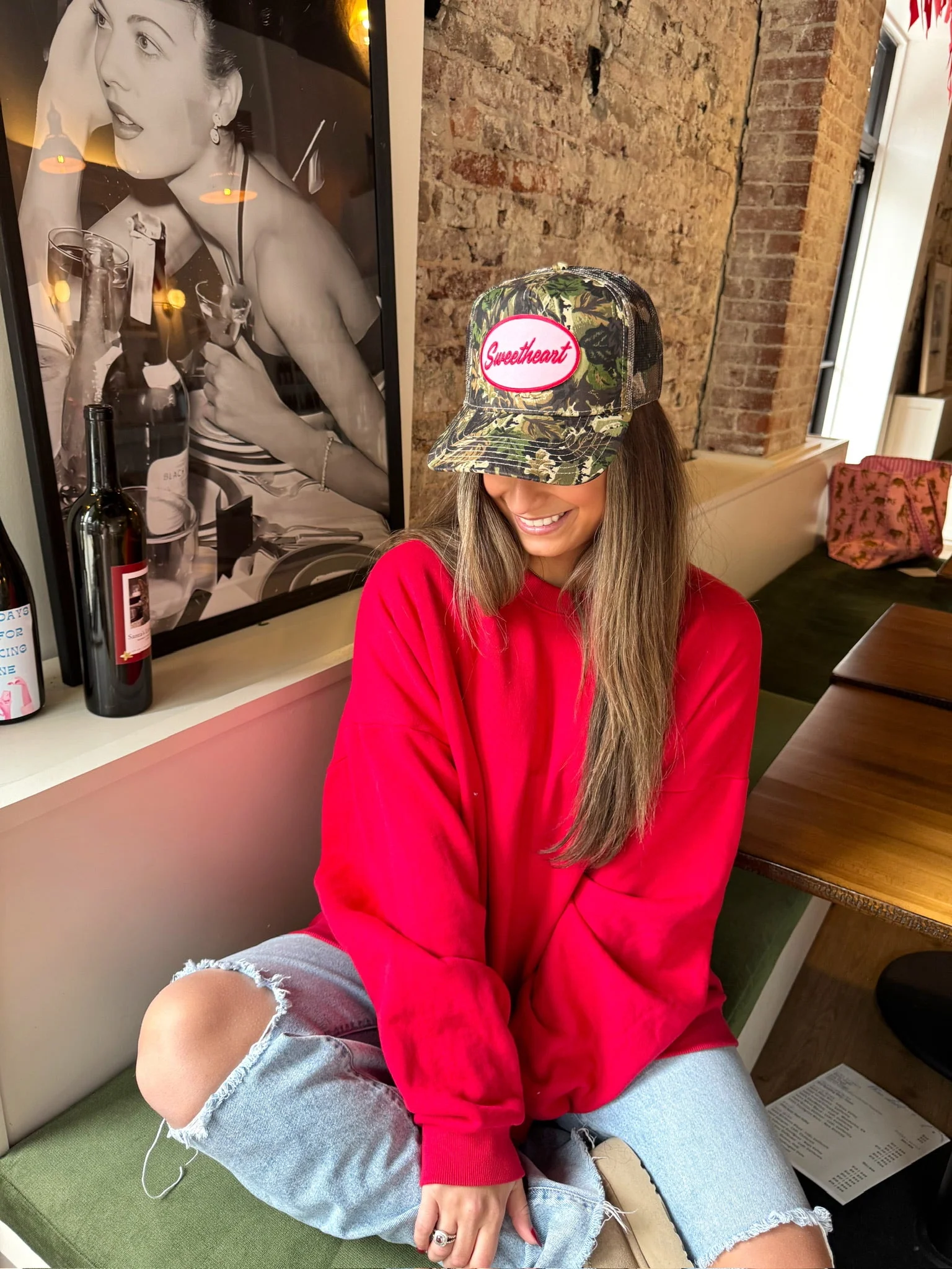 Sweetheart - Vintage Trucker Hat - Image 5