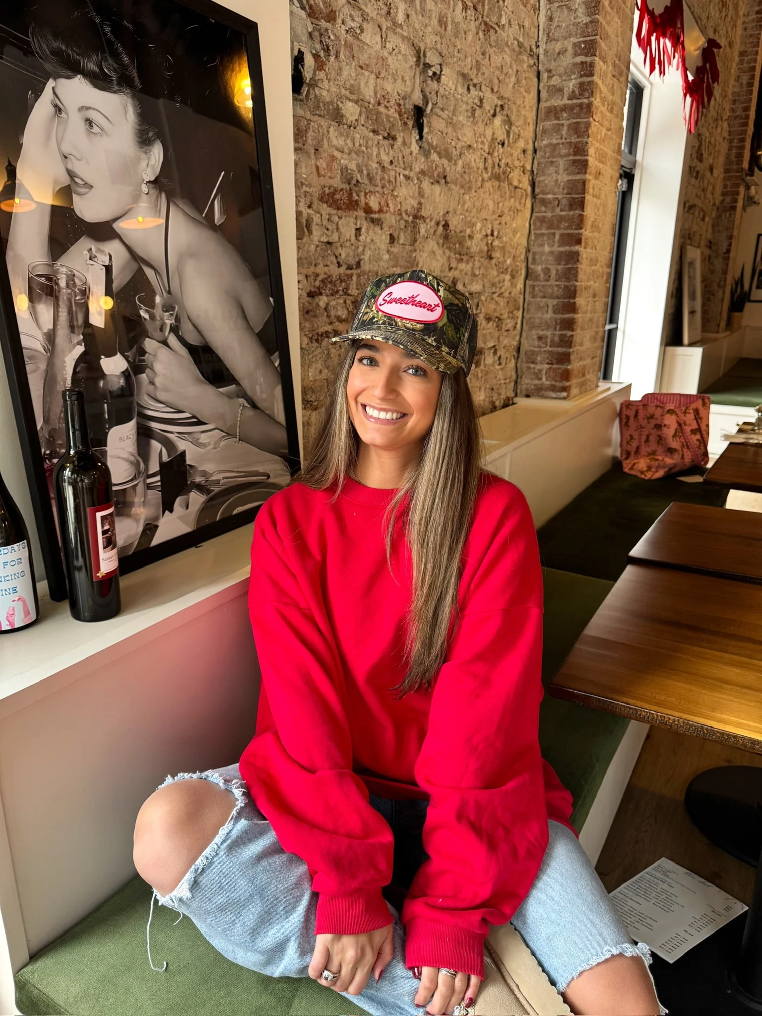 Sweetheart - Vintage Trucker Hat - Image 9