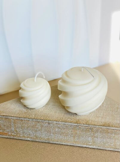 Swirl Candle | Minimalist Creation - Image 2