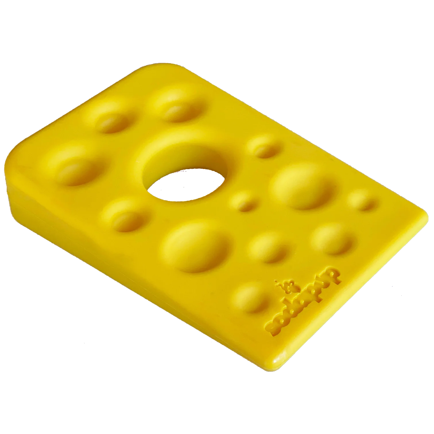 Swiss Cheese Wedge Nylon Dog Chew Toy for Aggressive Chewers | SodaPup - Image 2