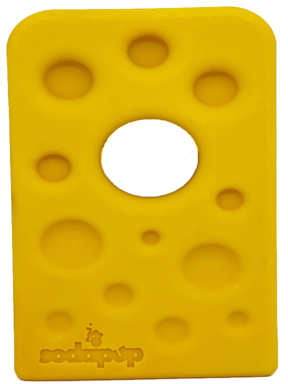 Swiss Cheese Wedge Nylon Dog Chew Toy for Aggressive Chewers | SodaPup - Image 4