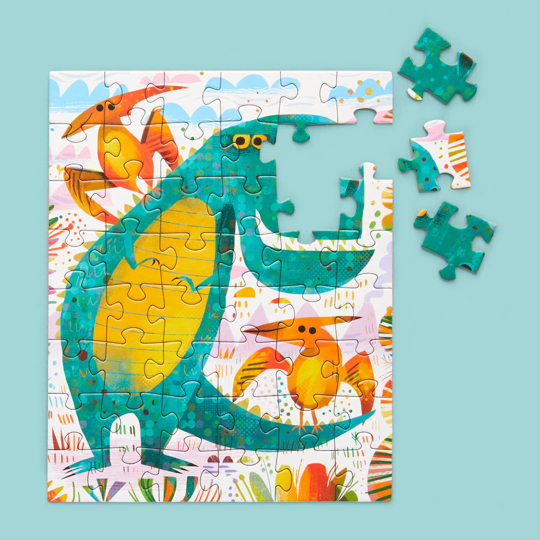 T-Rex and Friends 48 Piece Jigsaw Puzzle Snax - Image 2