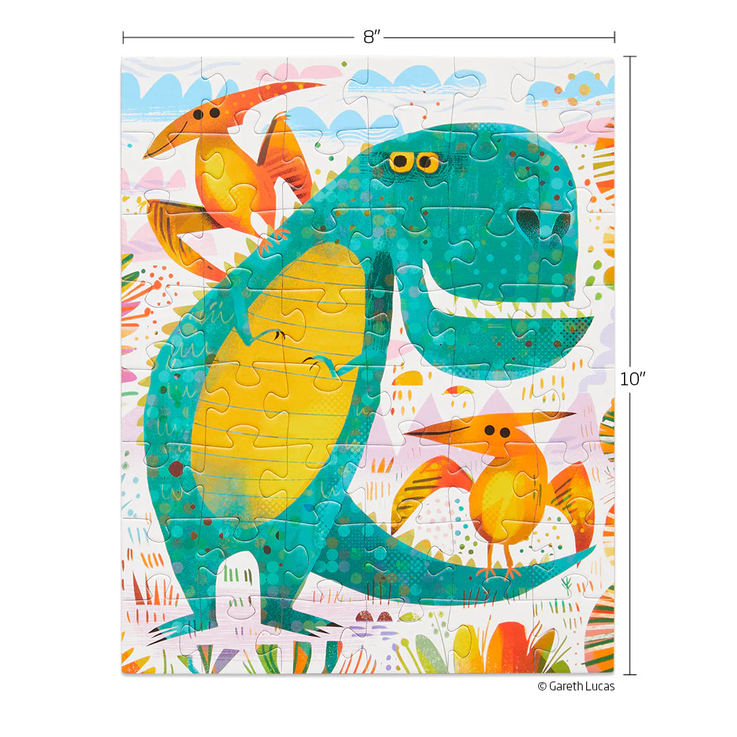 T-Rex and Friends 48 Piece Jigsaw Puzzle Snax - Image 4