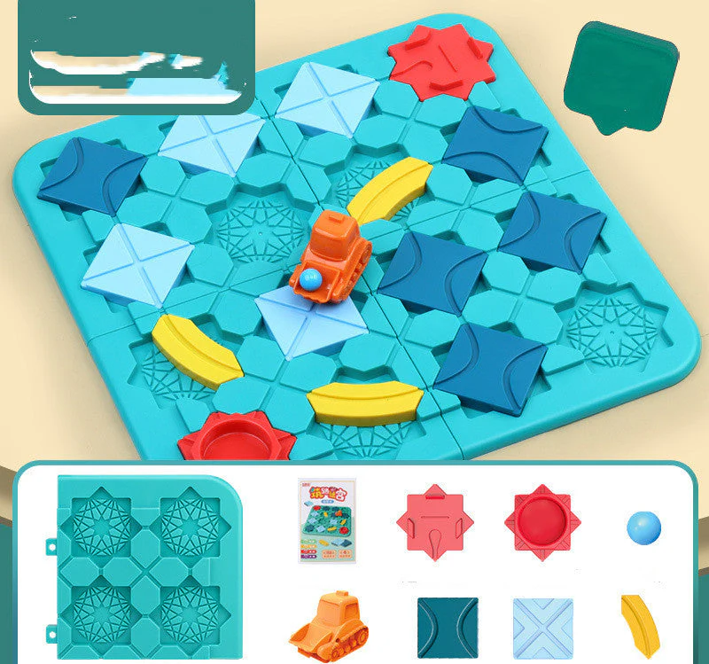 Table Game Road Building Maze Thinking Logic Educational Toy - Image 3