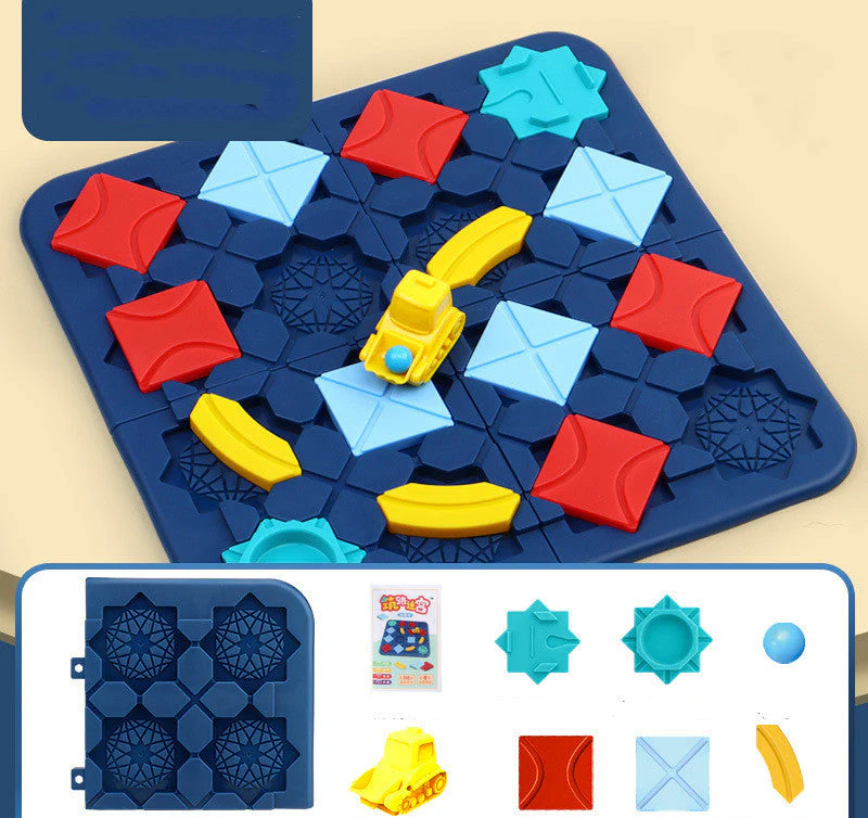 Table Game Road Building Maze Thinking Logic Educational Toy - Image 4