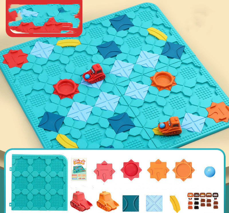 Table Game Road Building Maze Thinking Logic Educational Toy - Image 5