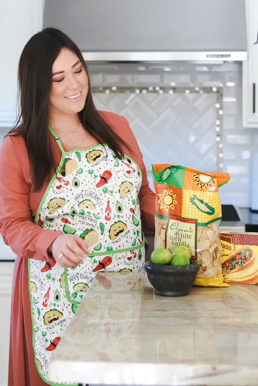 Taco Party Apron - fits sizes youth small through adult 2XL - Image 10