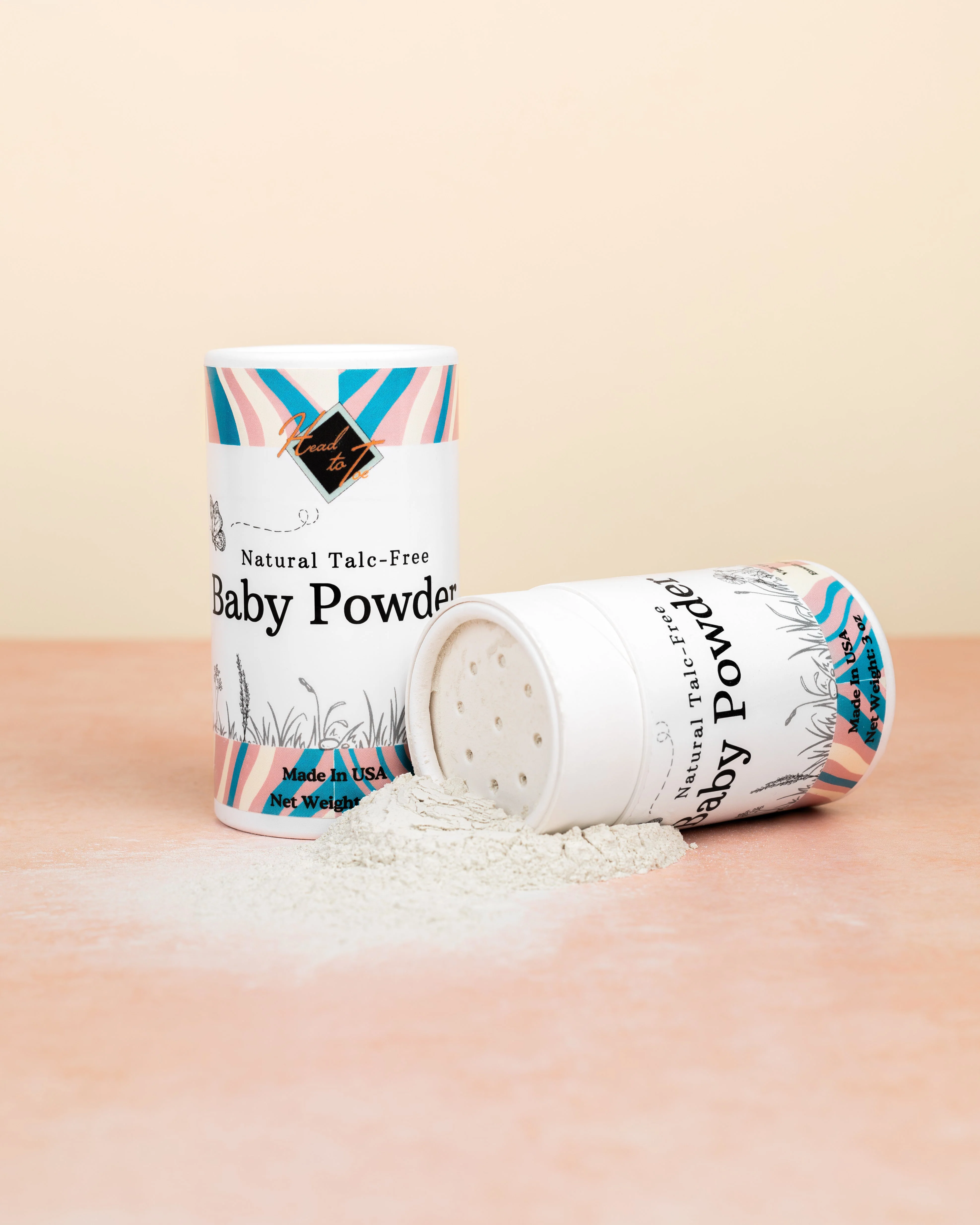 Talc-Free Baby Powder - Natural Clay Formula | Safe for All Ages - Image 2