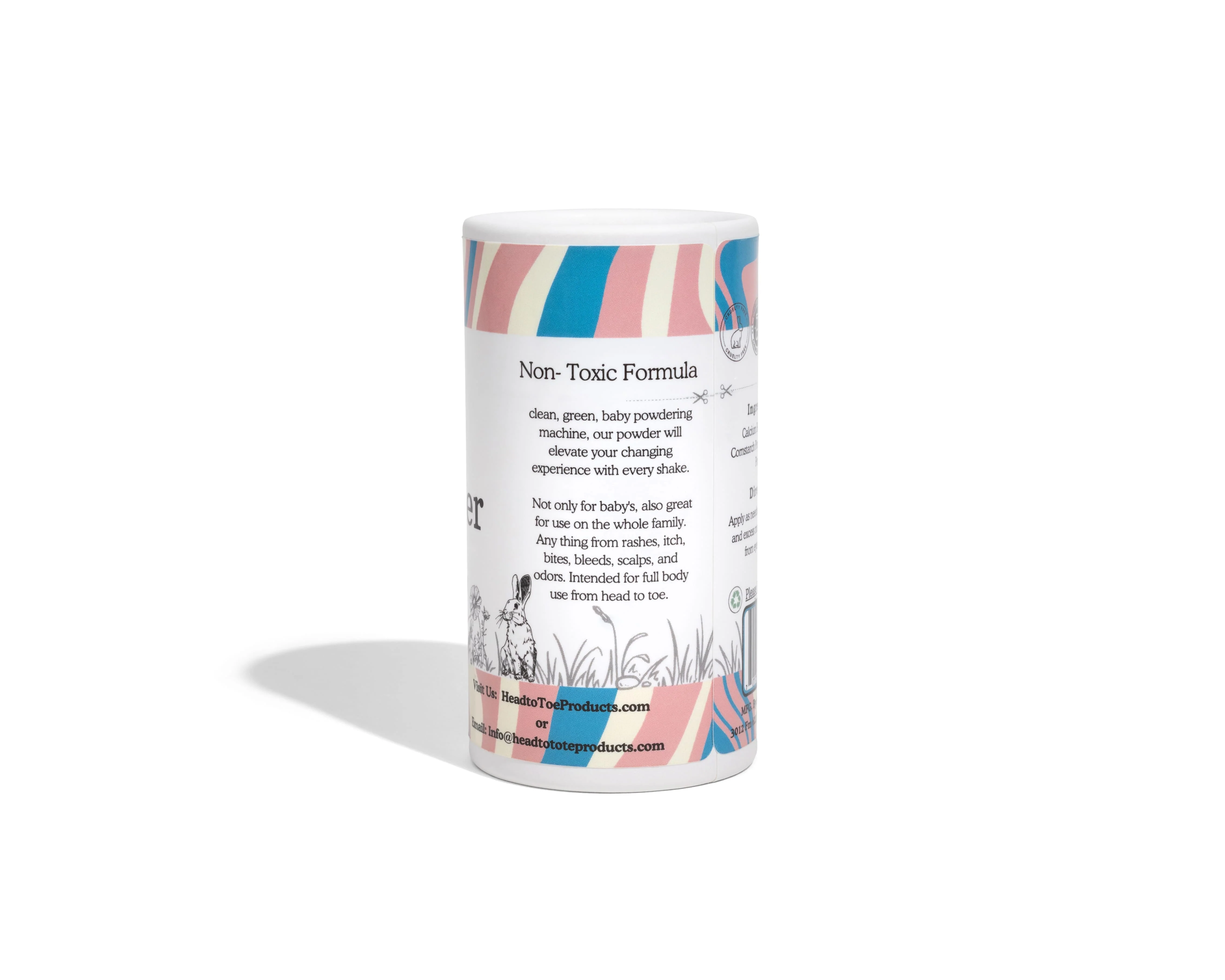 Talc-Free Baby Powder - Natural Clay Formula | Safe for All Ages - Image 4