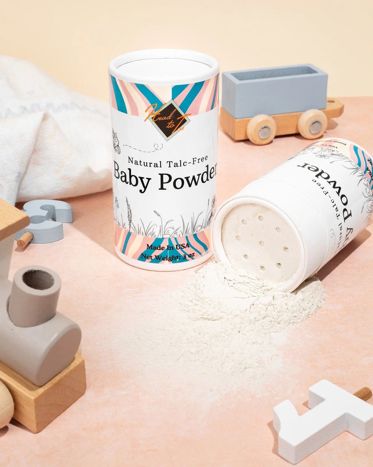 Talc-Free Baby Powder - Natural Clay Formula | Safe for All Ages - Image 6