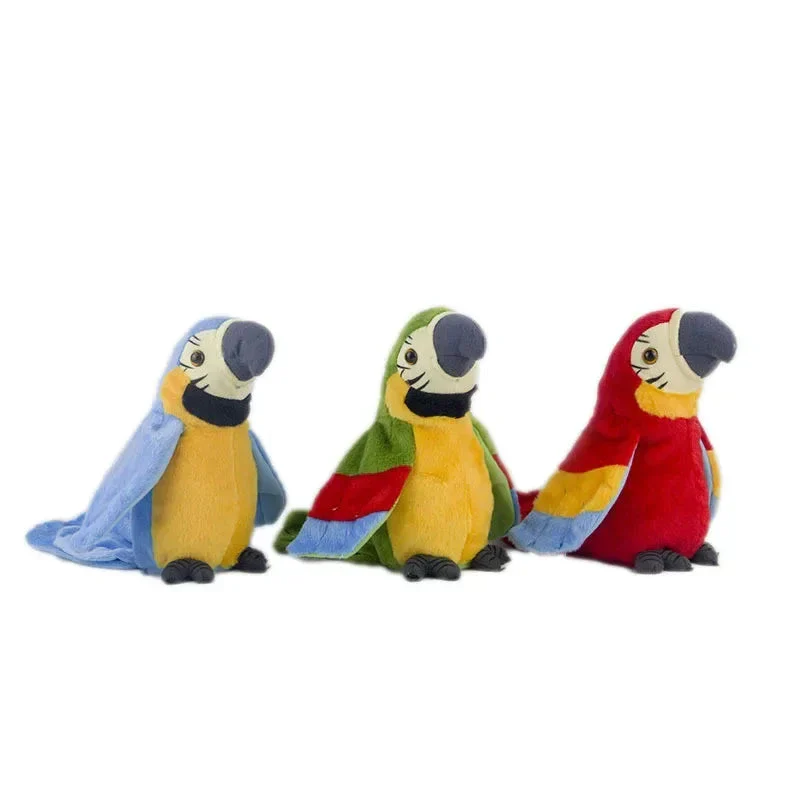 Talking Macaw Parrot Plush – Repeat & Speak Electronic Stuffed Toy - Image 3