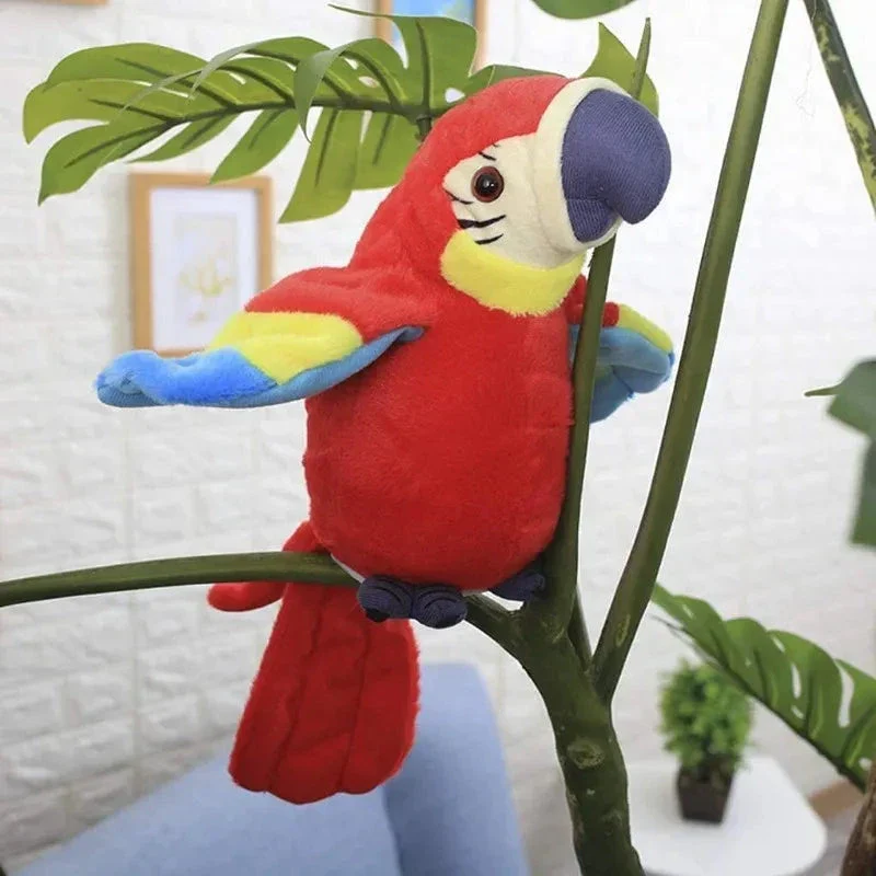 Talking Macaw Parrot Plush – Repeat & Speak Electronic Stuffed Toy - Image 4