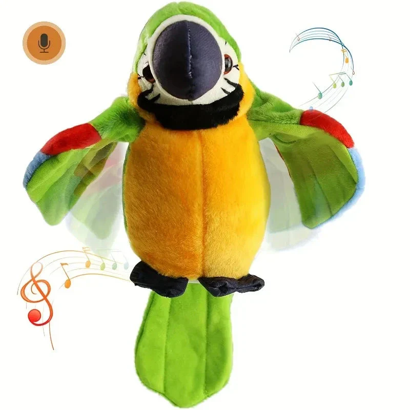 Talking Macaw Parrot Plush – Repeat & Speak Electronic Stuffed Toy - Image 5