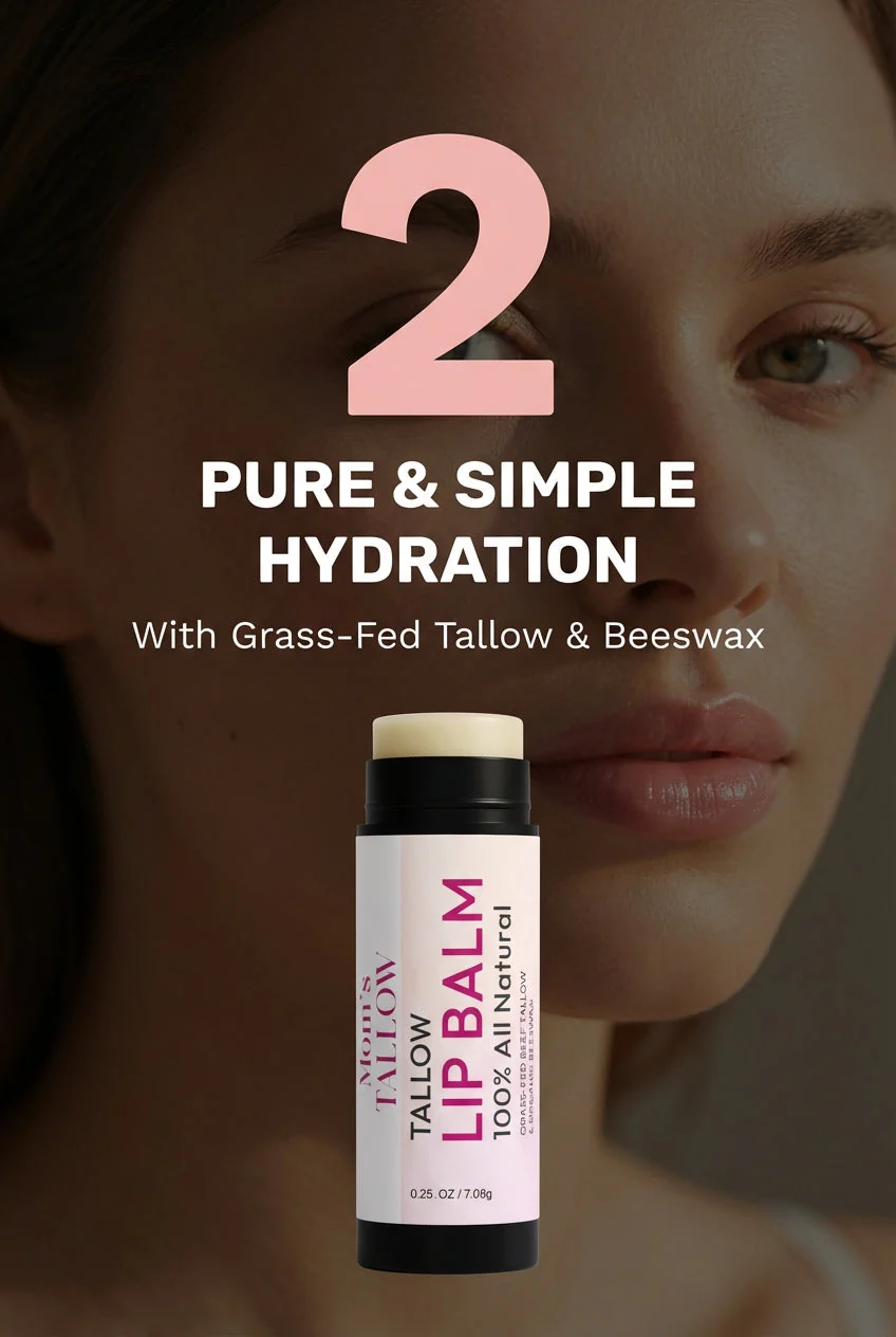 Tallow Lip Balm (Long lasting) - Image 3