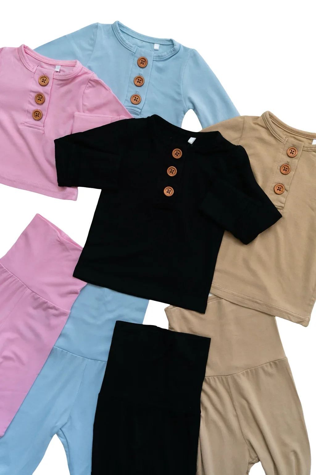Tan Infant 2-Piece Bamboo Set - Image 5