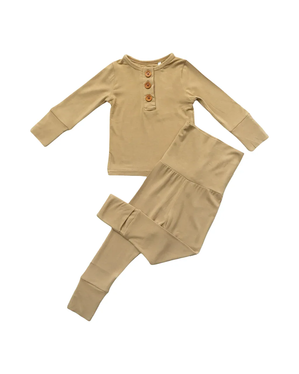 Tan Infant 2-Piece Bamboo Set - Image 6
