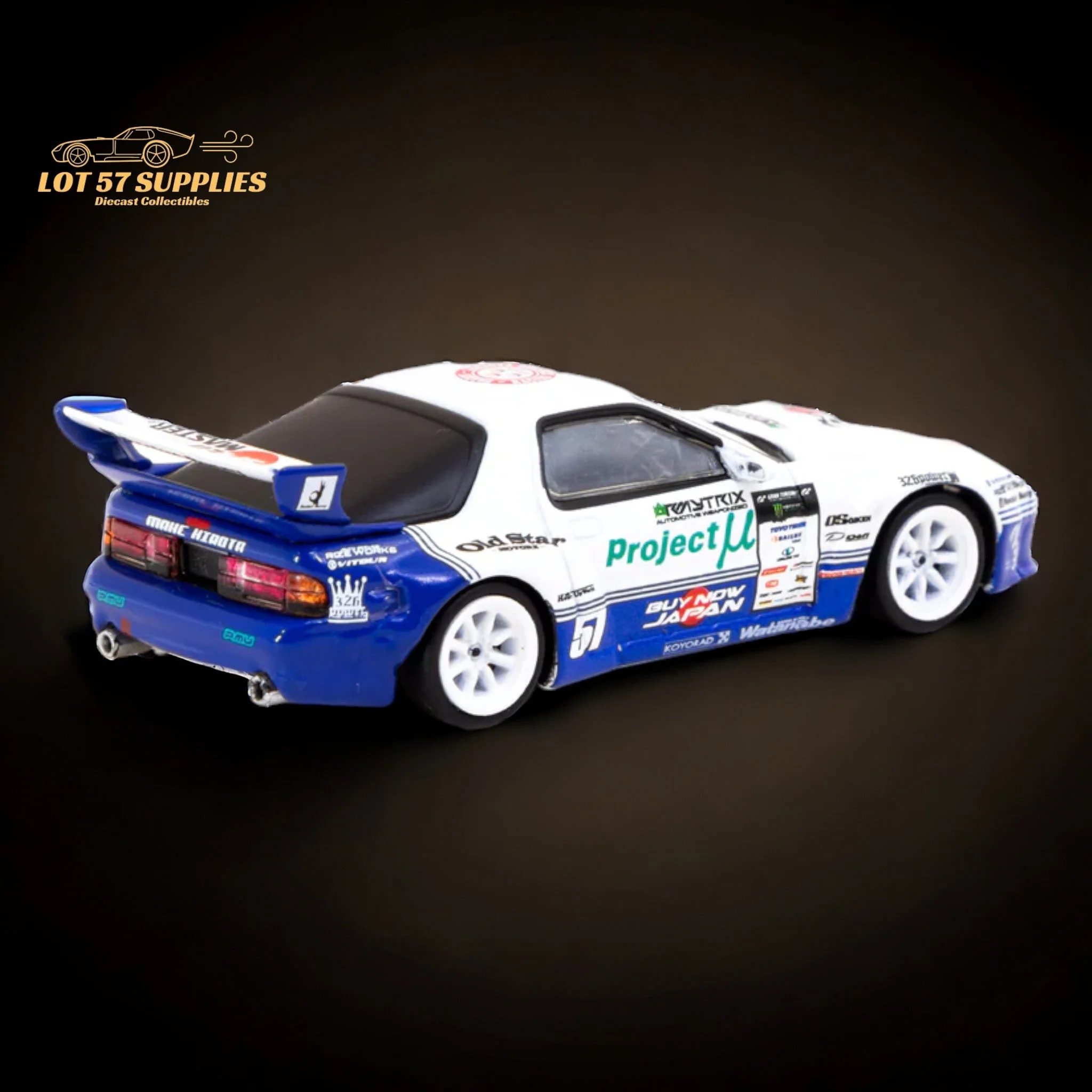 Tarmac Works Mazda RX-7 FC3S PANDEM Drift Livery 1:64 - Image 2