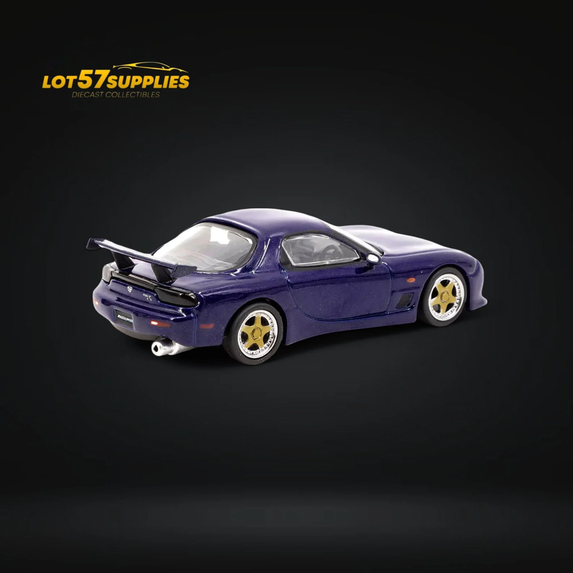 Tarmac Works Mazda RX-7 FD3S Innocent Blue Mica 1:64 - Image 2