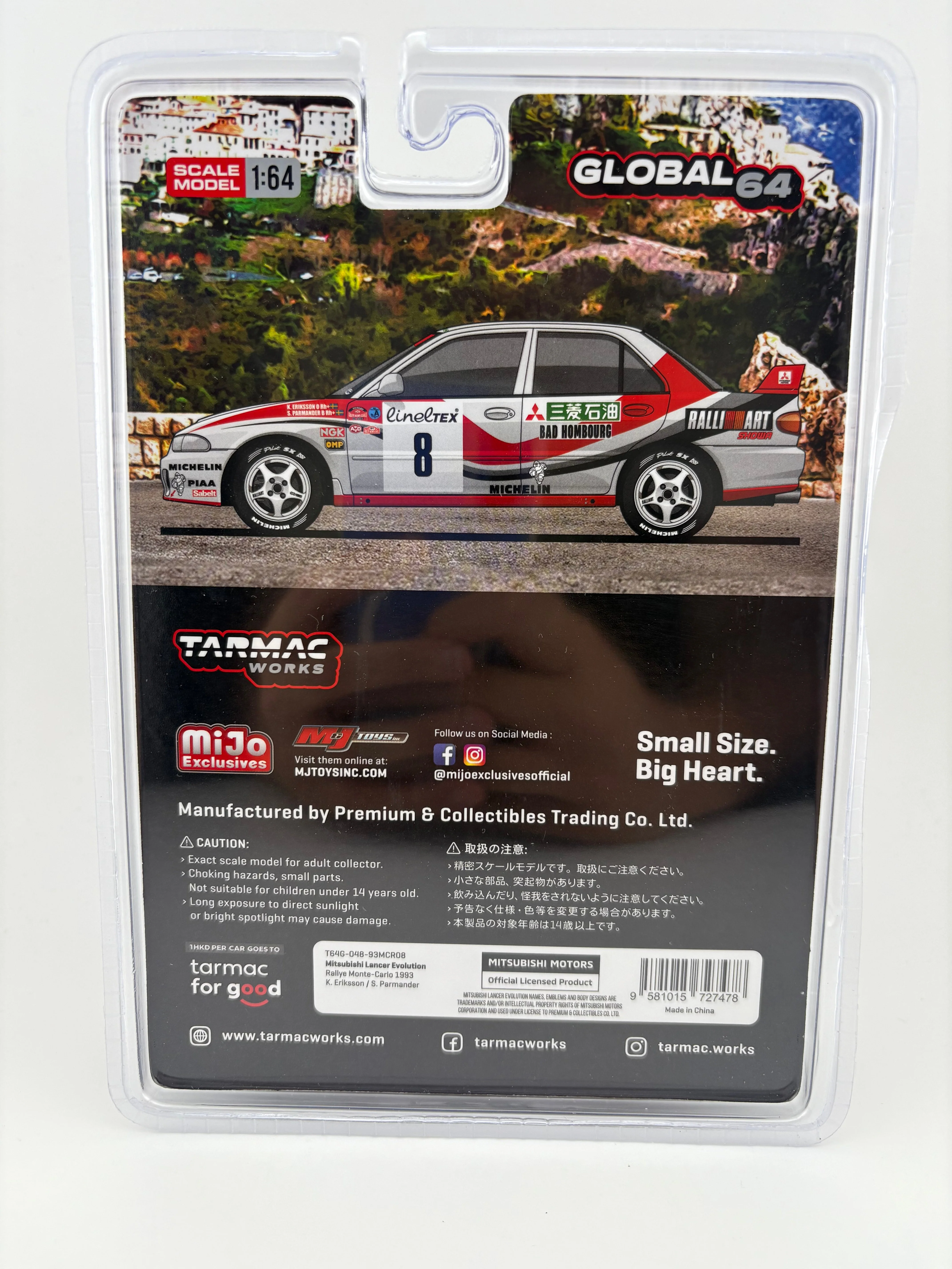 Tarmac Works Mitsubishi Lancer Evolution Rallye Monte-Carlo (MiJo Exclusive) - Image 2