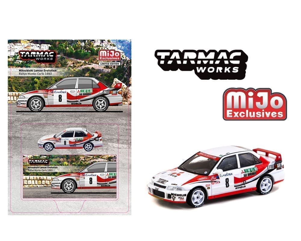 Tarmac Works Mitsubishi Lancer Evolution Rallye Monte-Carlo (MiJo Exclusive) - Image 3