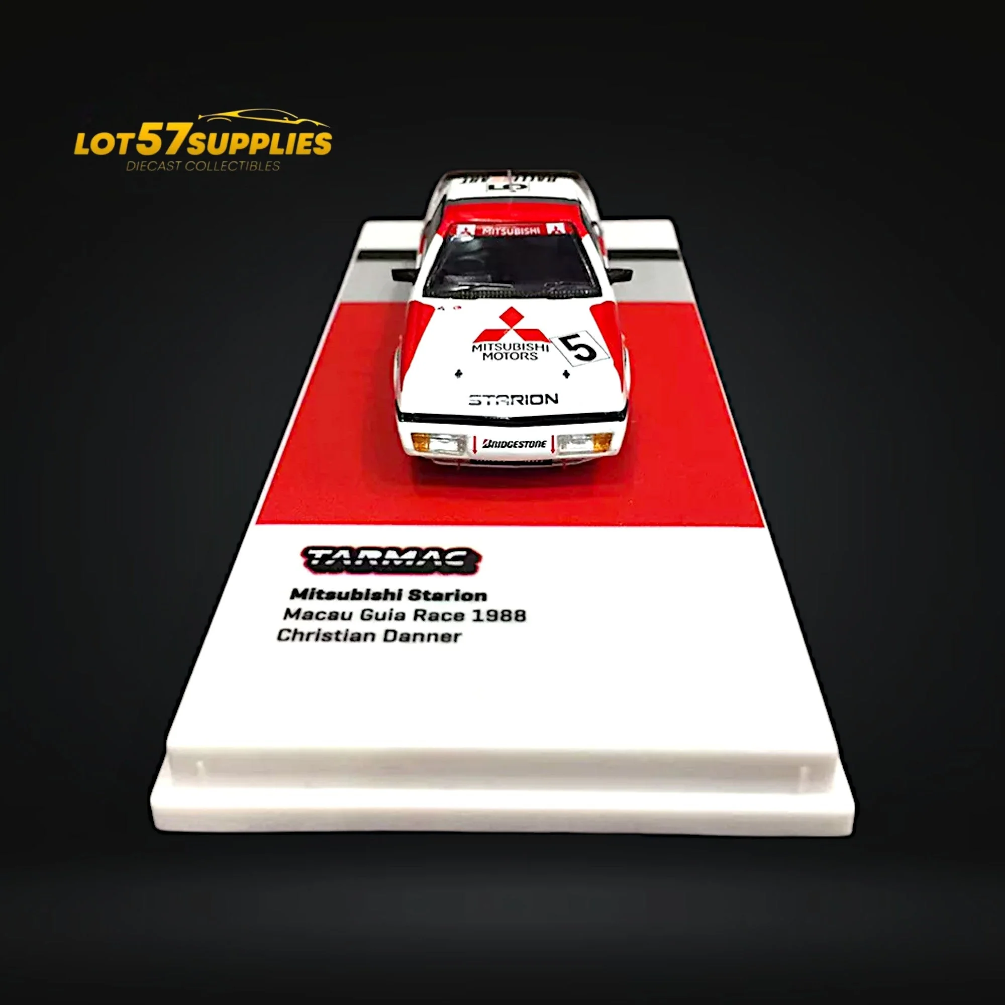 Tarmac Works Mitsubishi Starion Macau Guia Race 1988 #5 1:64 - Image 3