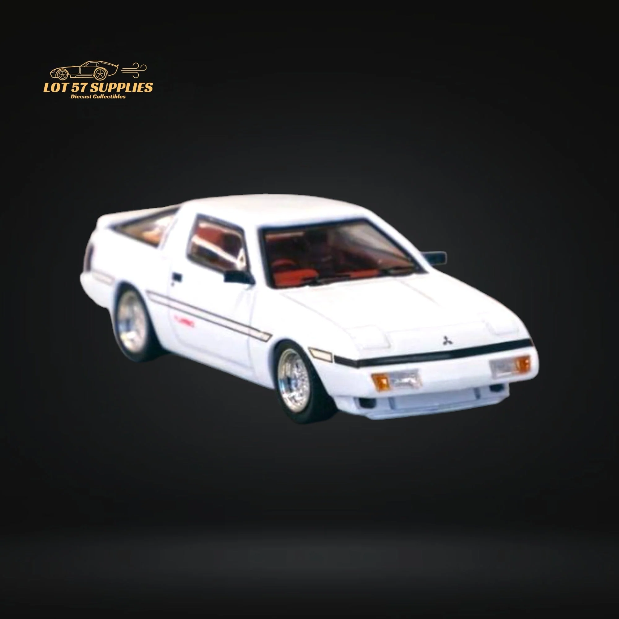 Tarmac Works Mitsubishi Starion White 1:64 - Image 3