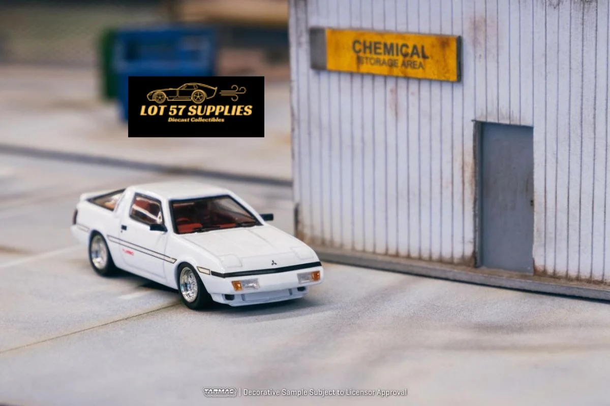 Tarmac Works Mitsubishi Starion White 1:64 - Image 6