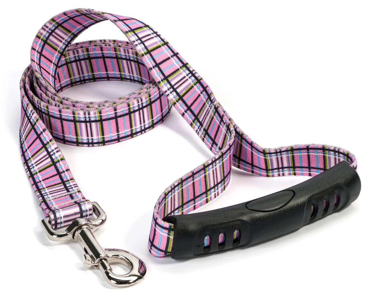 Tartan Pink Dog Leash - Image 2