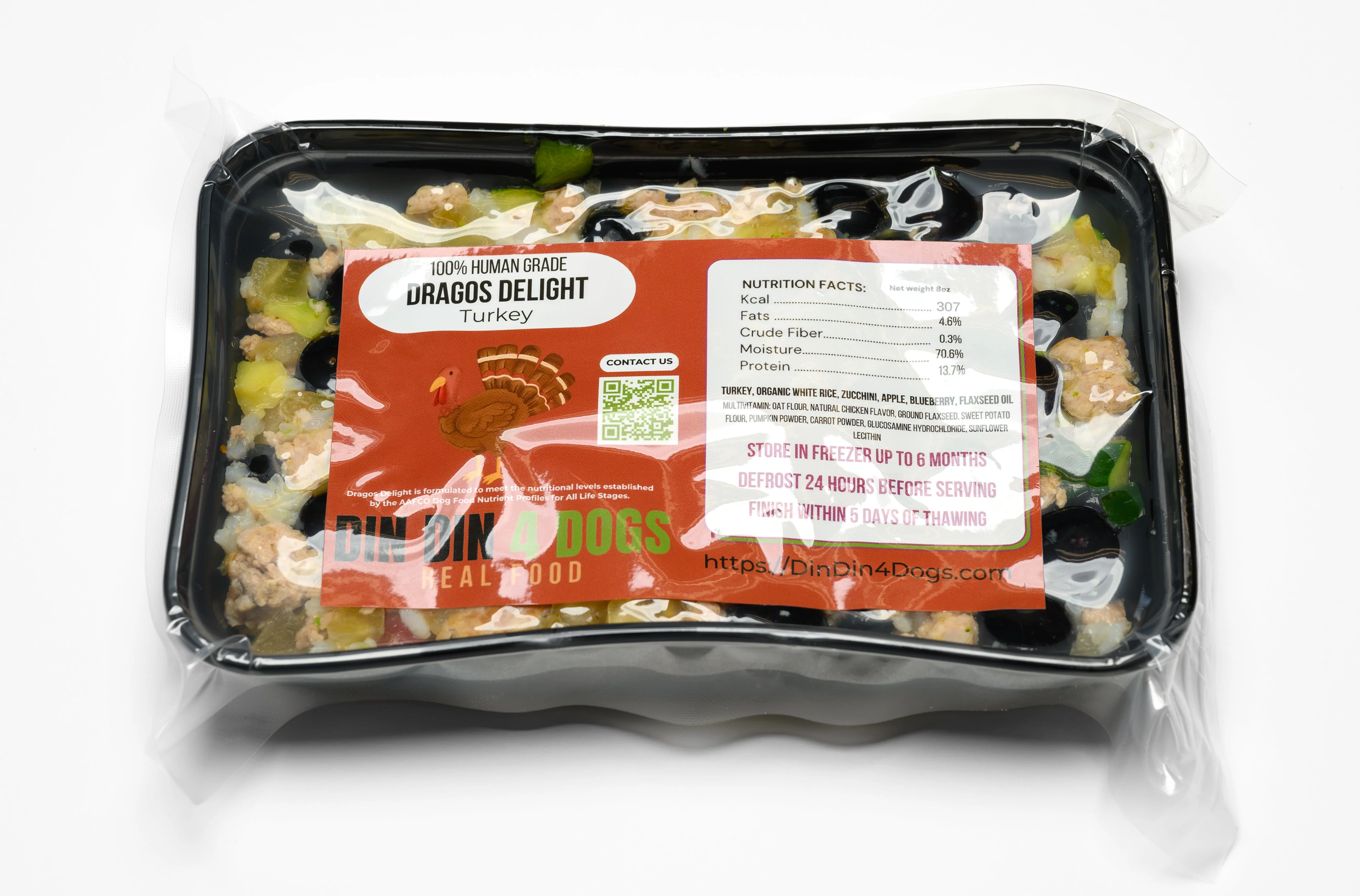 Tasty Turkey -case includes 24, 8oz meals - Image 3