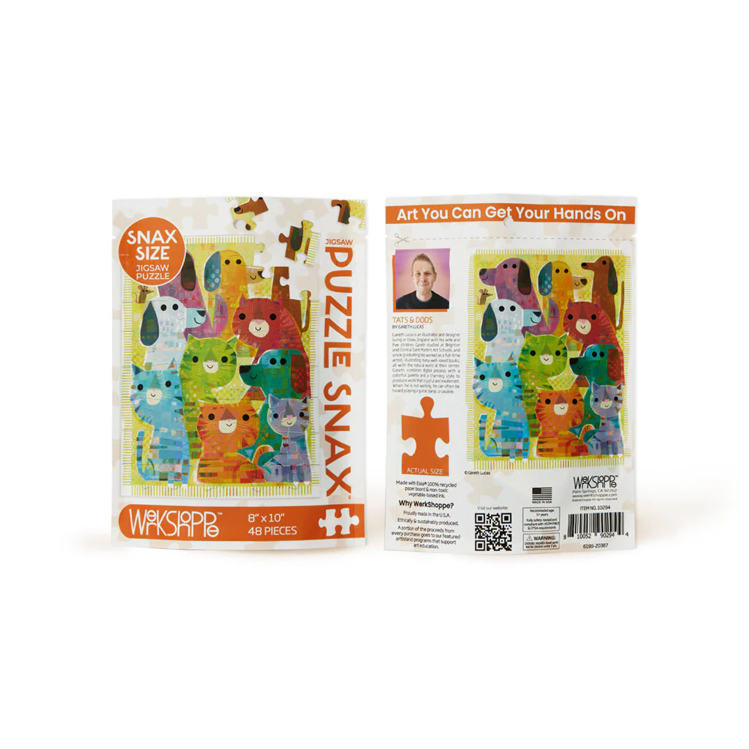 Tats And Dods 48 Piece Kids Puzzle Snax - Image 3