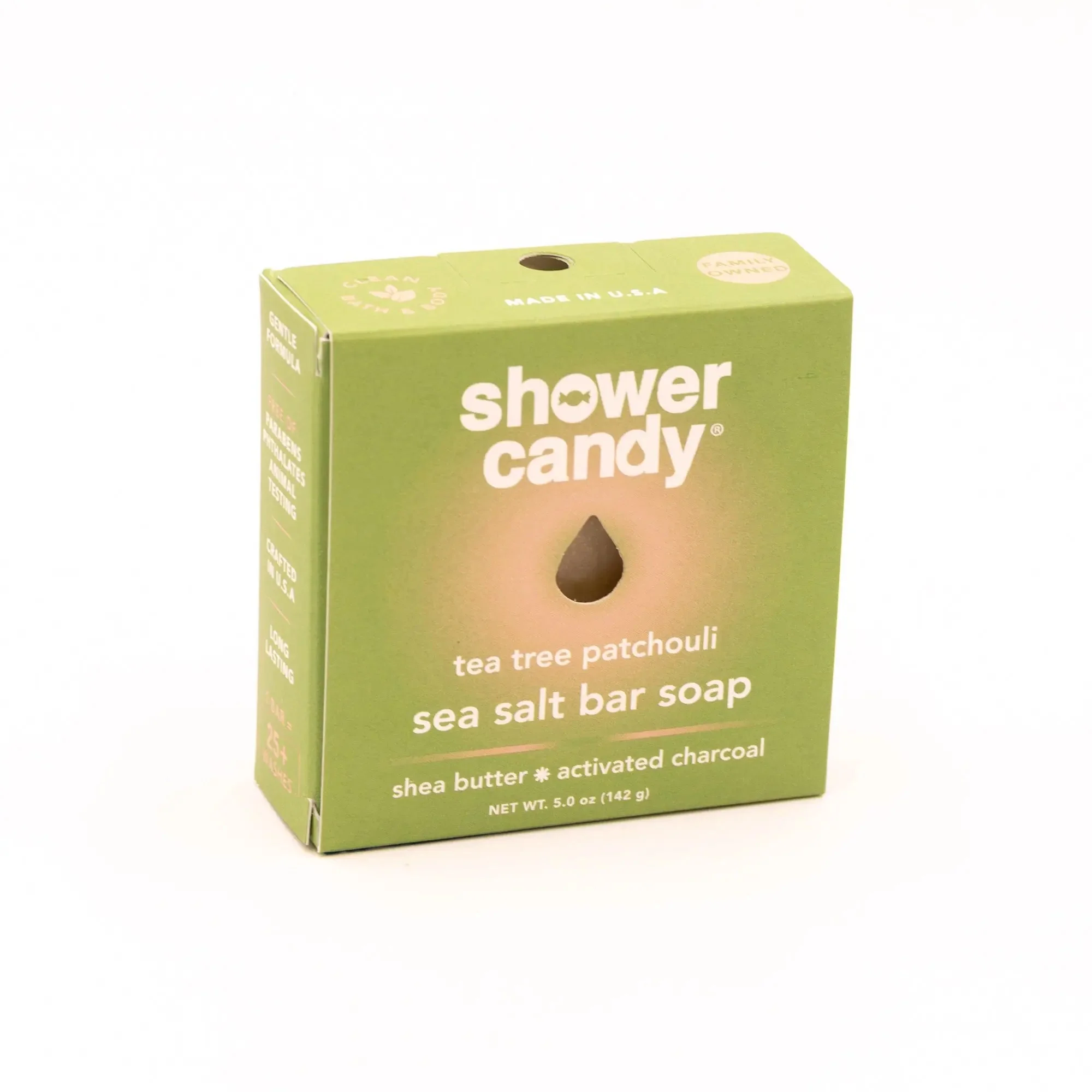 Tea Tree Patchouli Bar Soap – Purifying Olive Oil Cleanse - Image 4