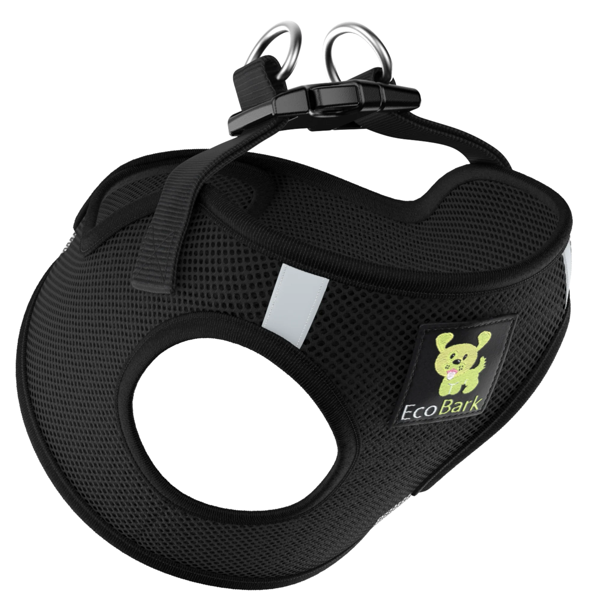 Teal Step In Dog Harness - Rapid Fastener Reflective Soft Mesh Vest Halter for Puppies and XXXS to Small Dogs - Image 11