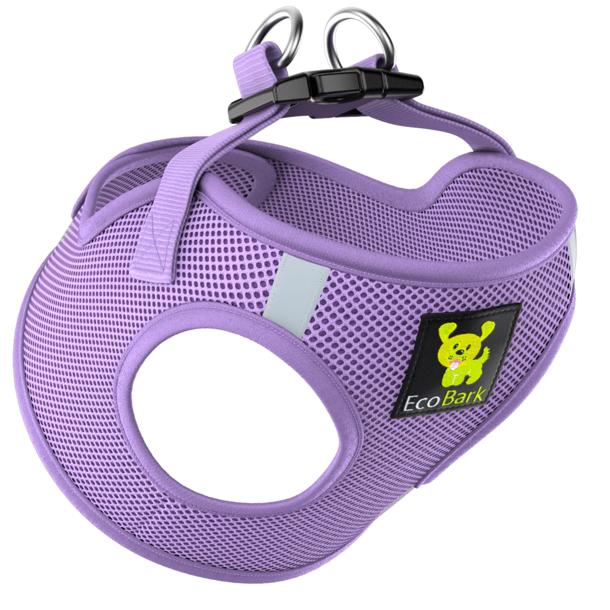 Teal Step In Dog Harness - Rapid Fastener Reflective Soft Mesh Vest Halter for Puppies and XXXS to Small Dogs - Image 12