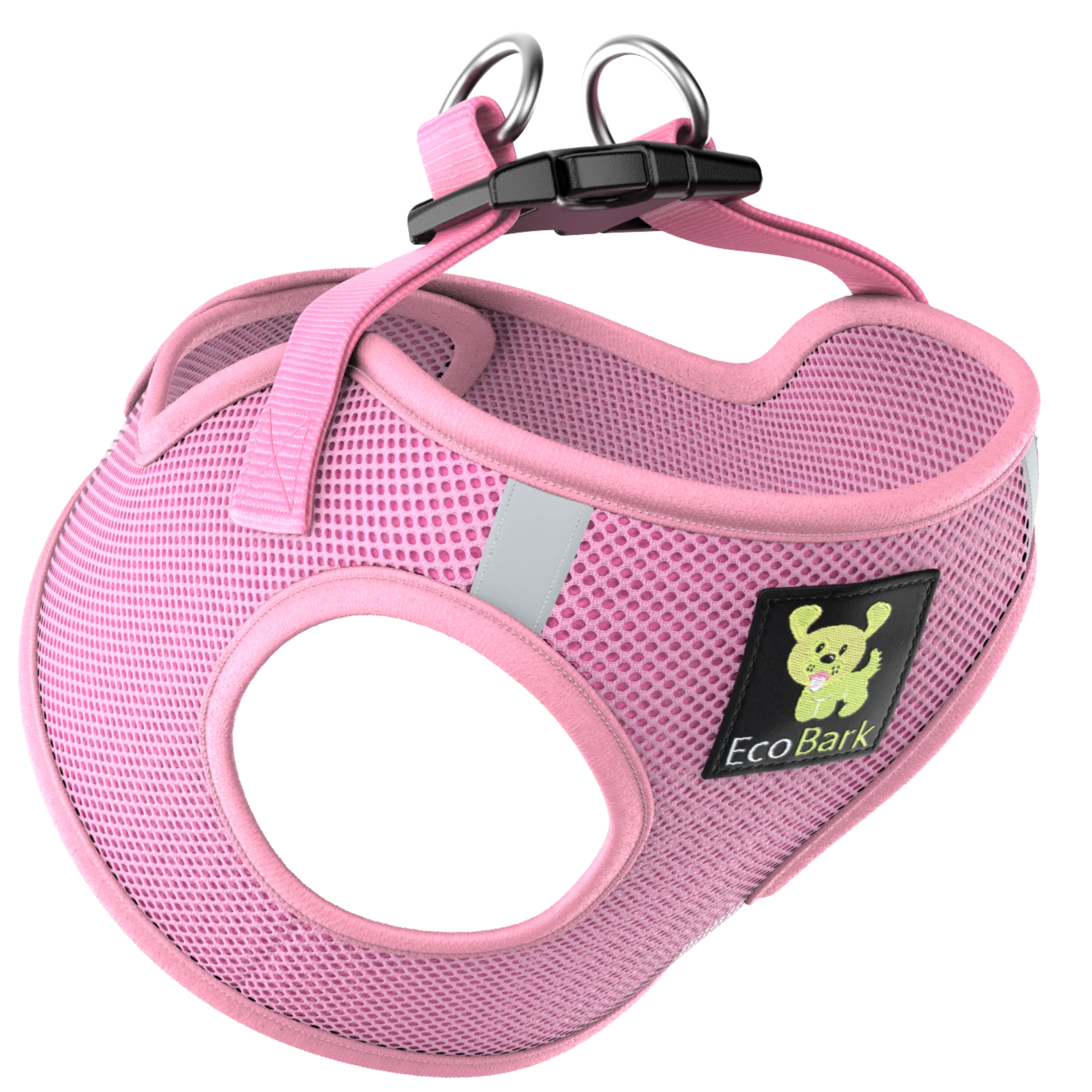 Teal Step In Dog Harness - Rapid Fastener Reflective Soft Mesh Vest Halter for Puppies and XXXS to Small Dogs - Image 16