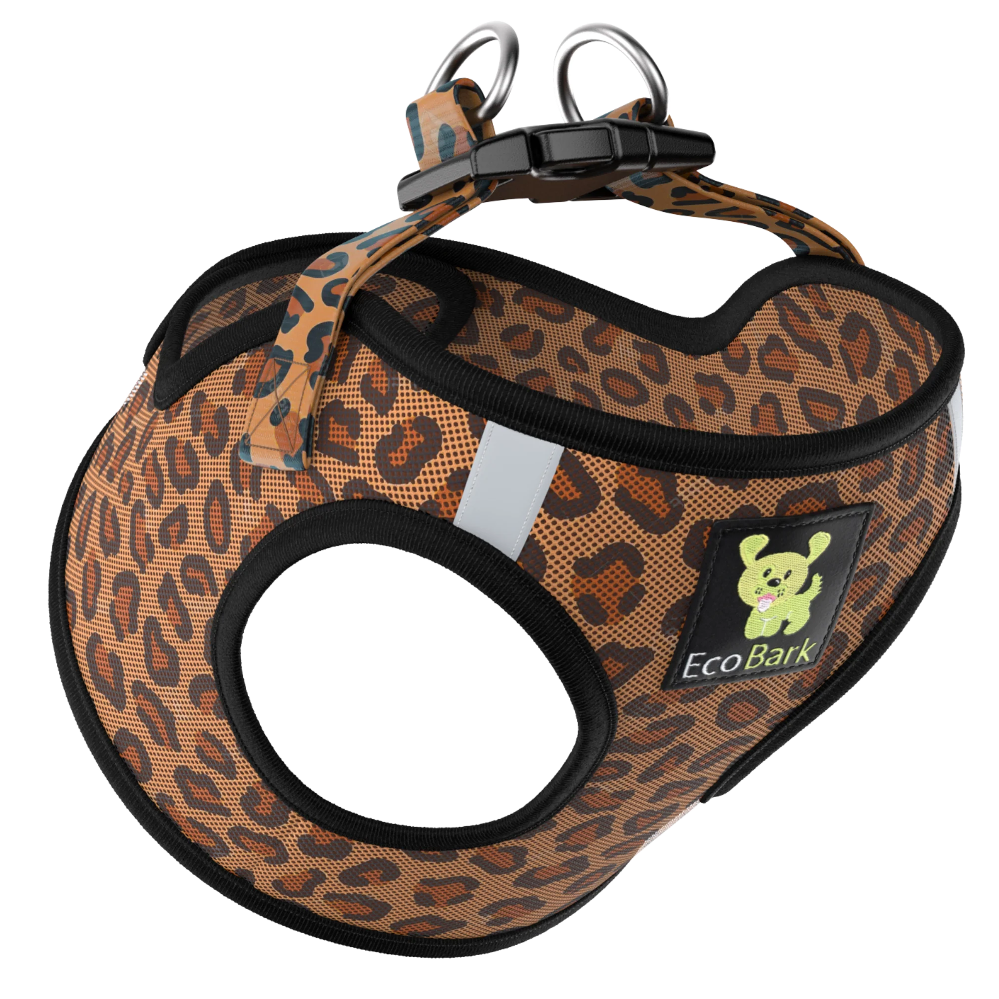 Teal Step In Dog Harness - Rapid Fastener Reflective Soft Mesh Vest Halter for Puppies and XXXS to Small Dogs - Image 17