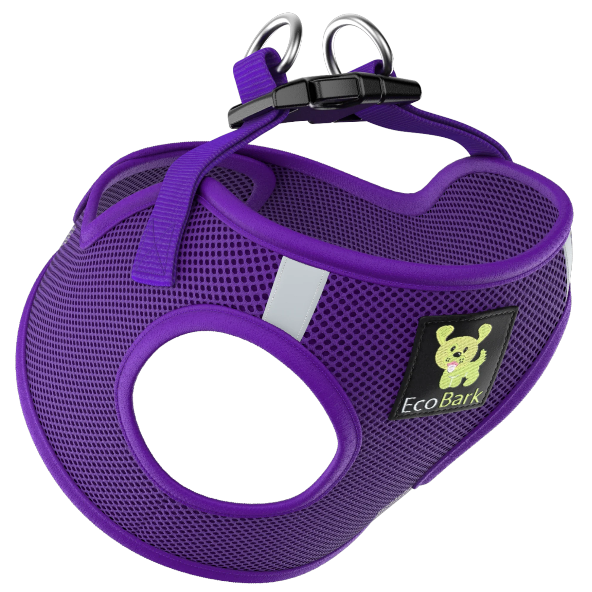 Teal Step In Dog Harness - Rapid Fastener Reflective Soft Mesh Vest Halter for Puppies and XXXS to Small Dogs - Image 28