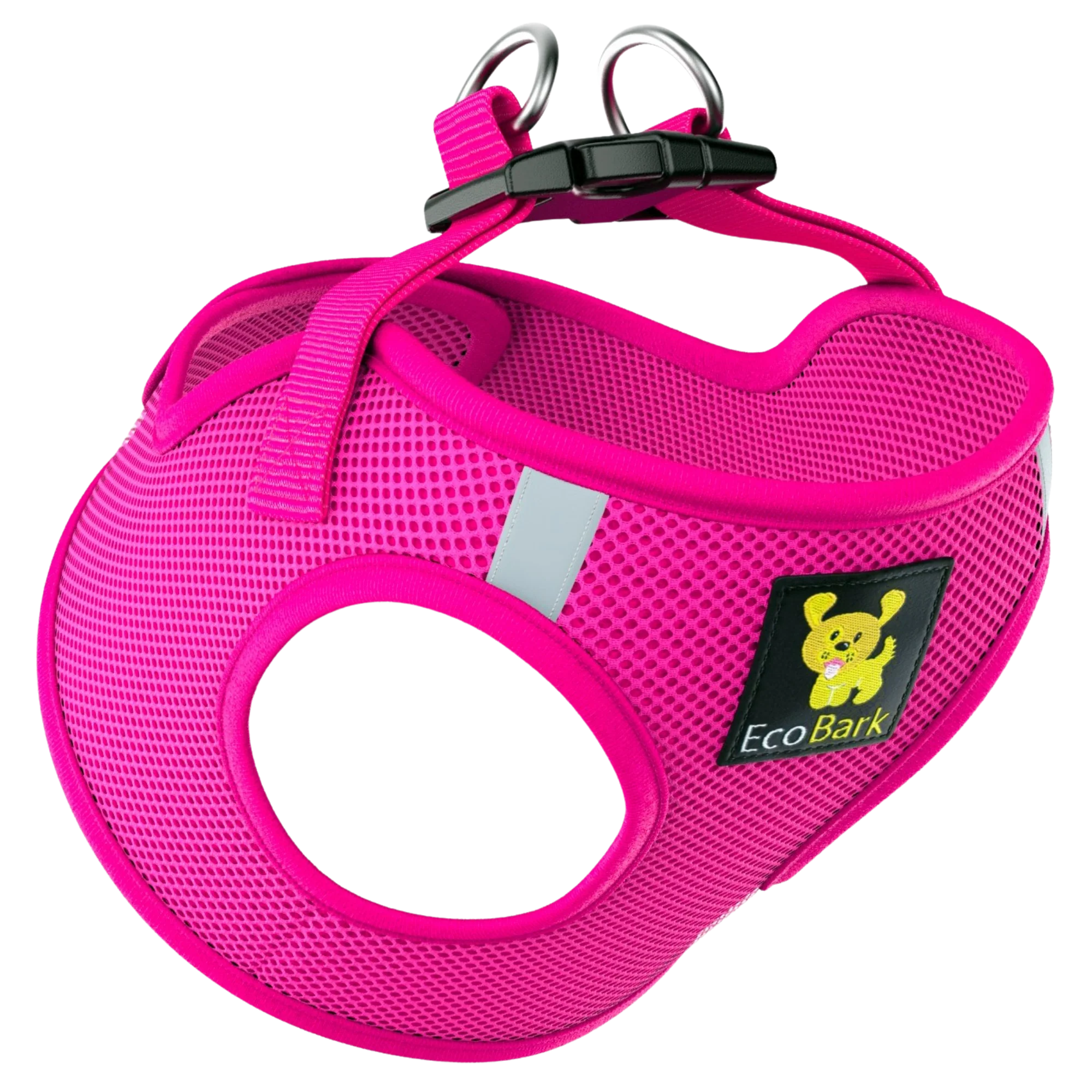 Teal Step In Dog Harness - Rapid Fastener Reflective Soft Mesh Vest Halter for Puppies and XXXS to Small Dogs - Image 8